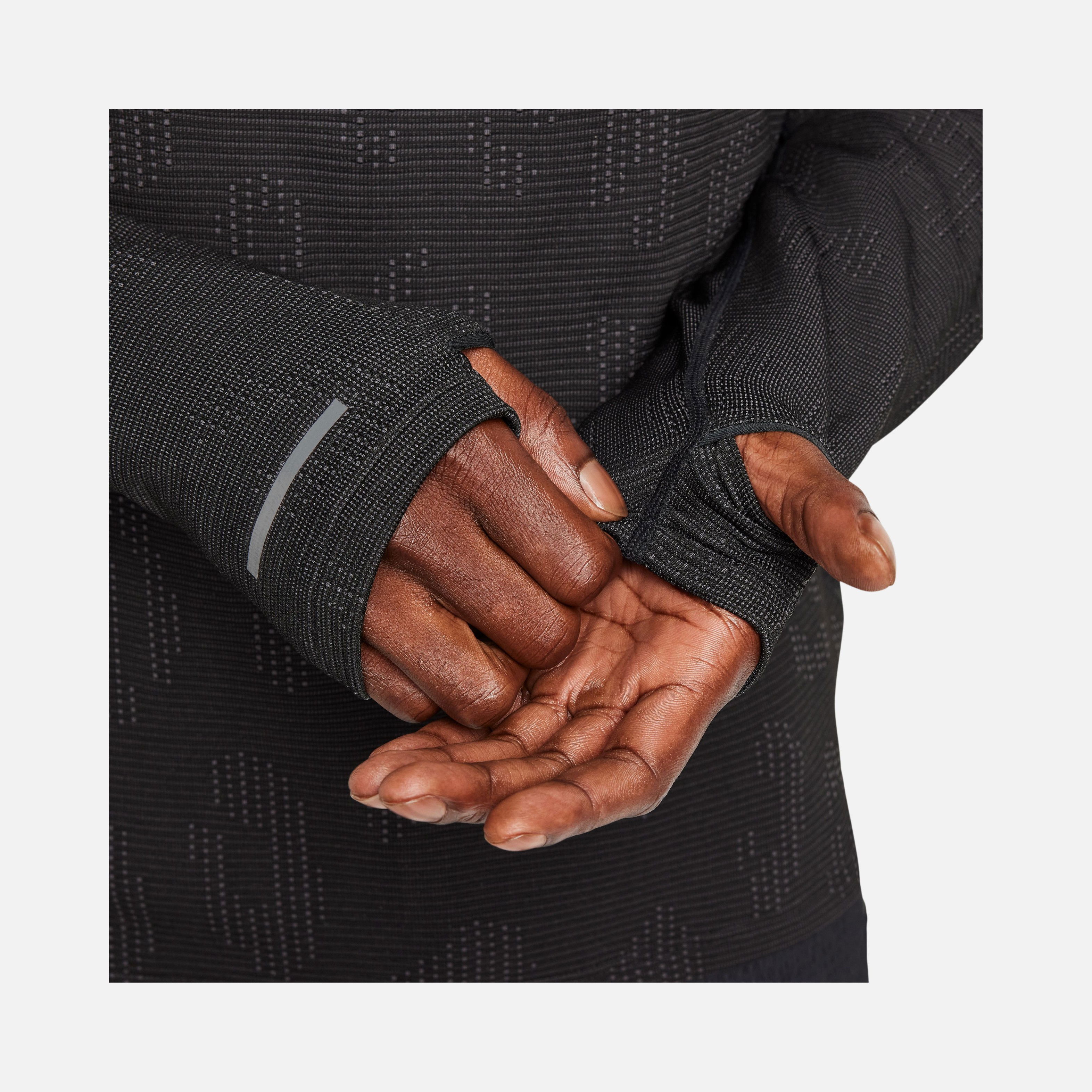 Nike Pinnacle Run Division Water-Repellent 1/2-Zip Running Erkek Tişört