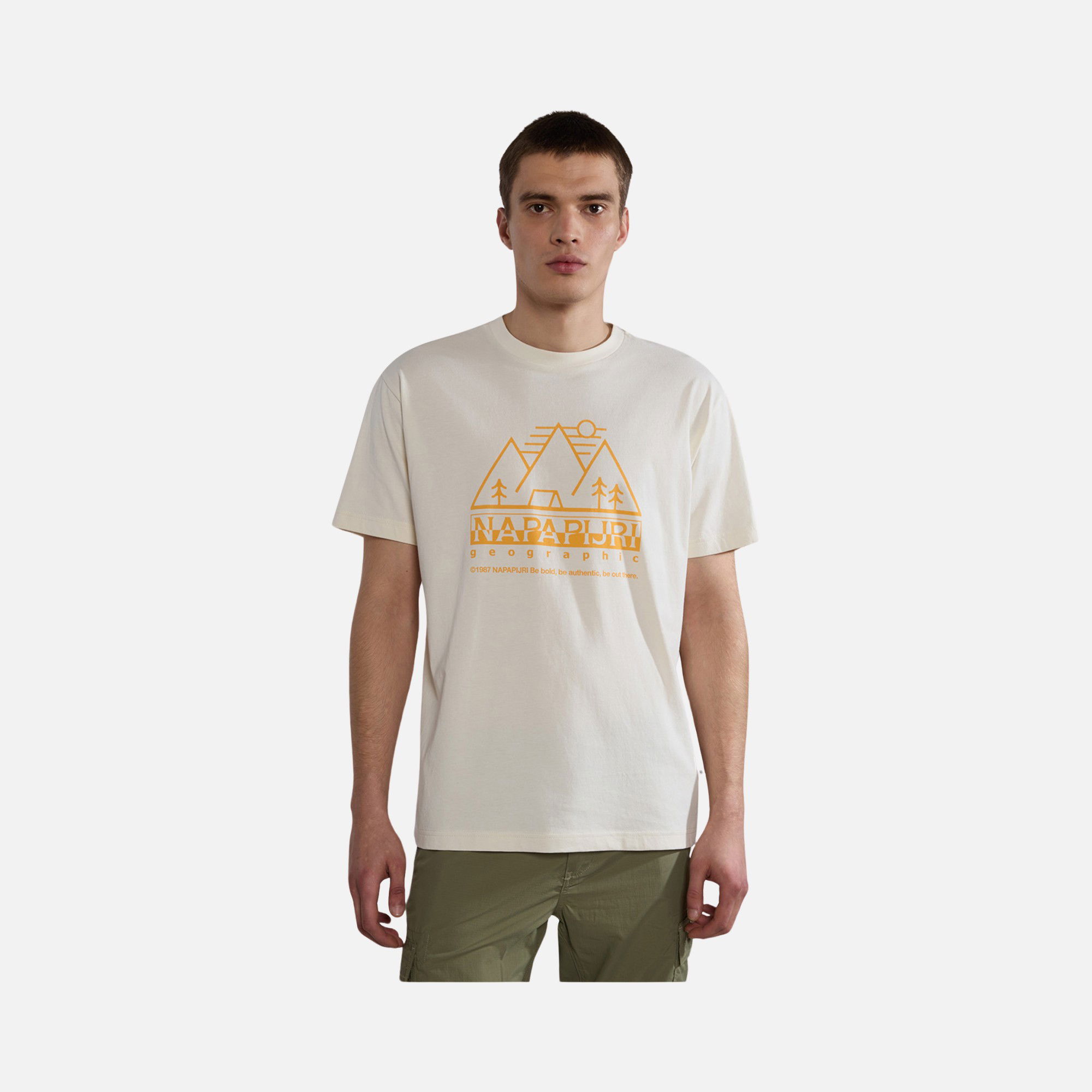 Napapijri Sportswear Faber Graphic Short-Sleeve Erkek Tişört