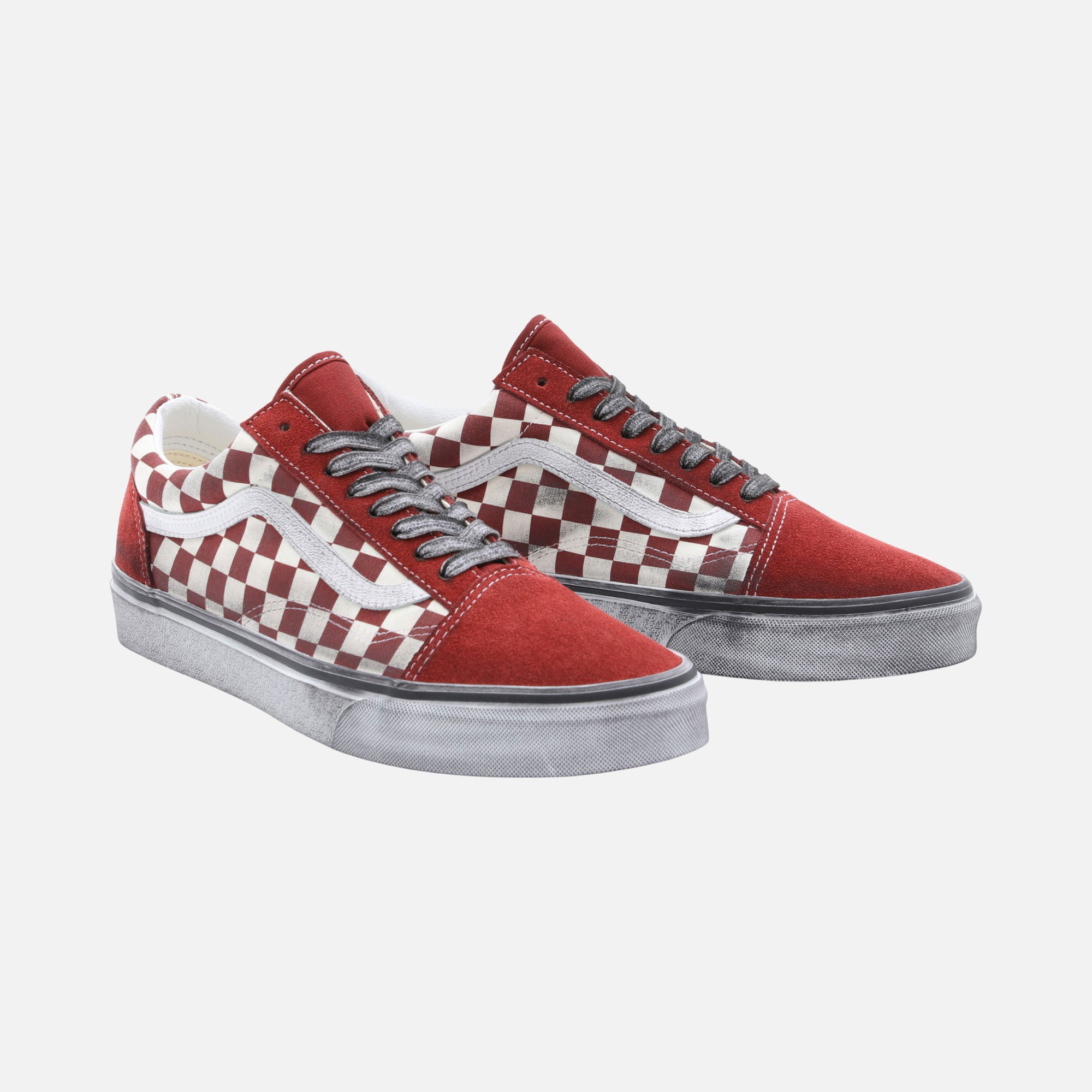 Vans Sportswear Old Skool Checkerboard Erkek Spor Ayakkabı