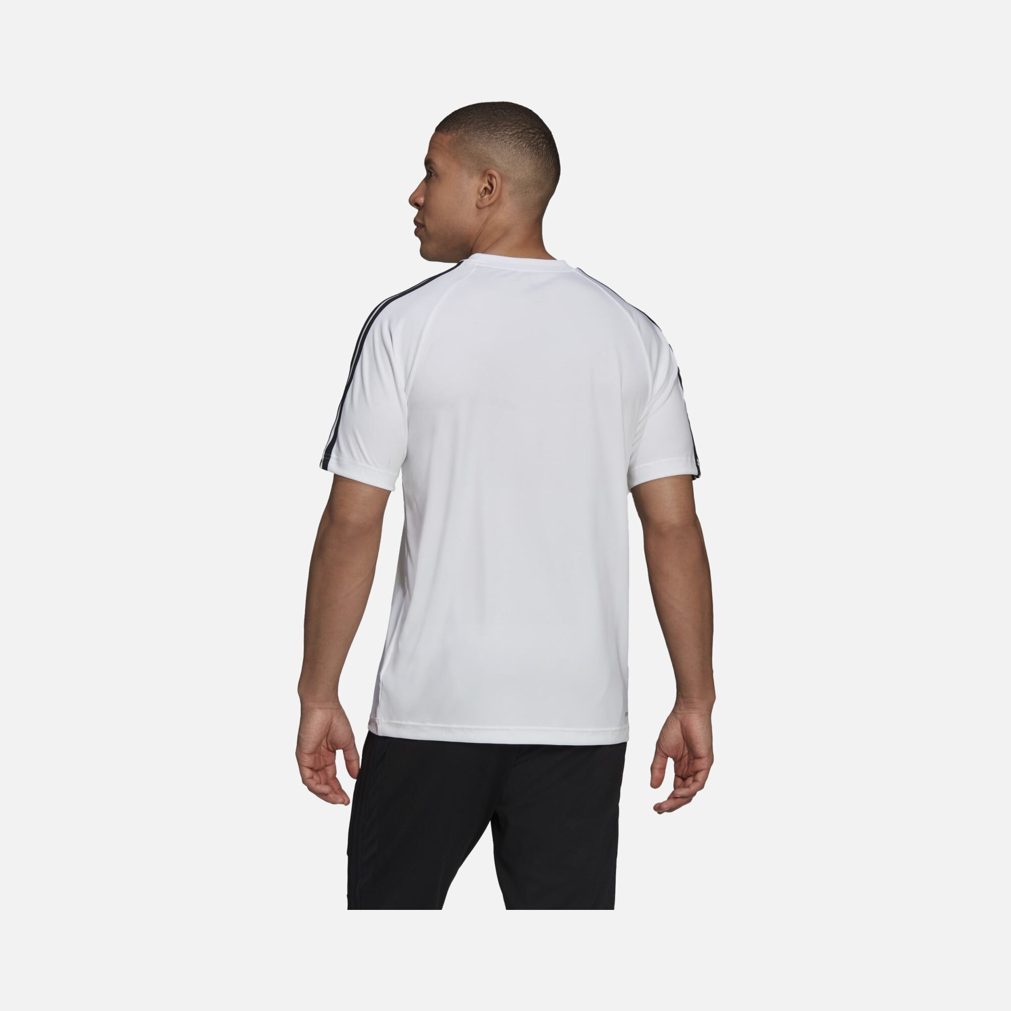 adidas AEROREADY Sereno 3-Stripes Sportswear&Gym Short-Sleeve Erkek Tişört