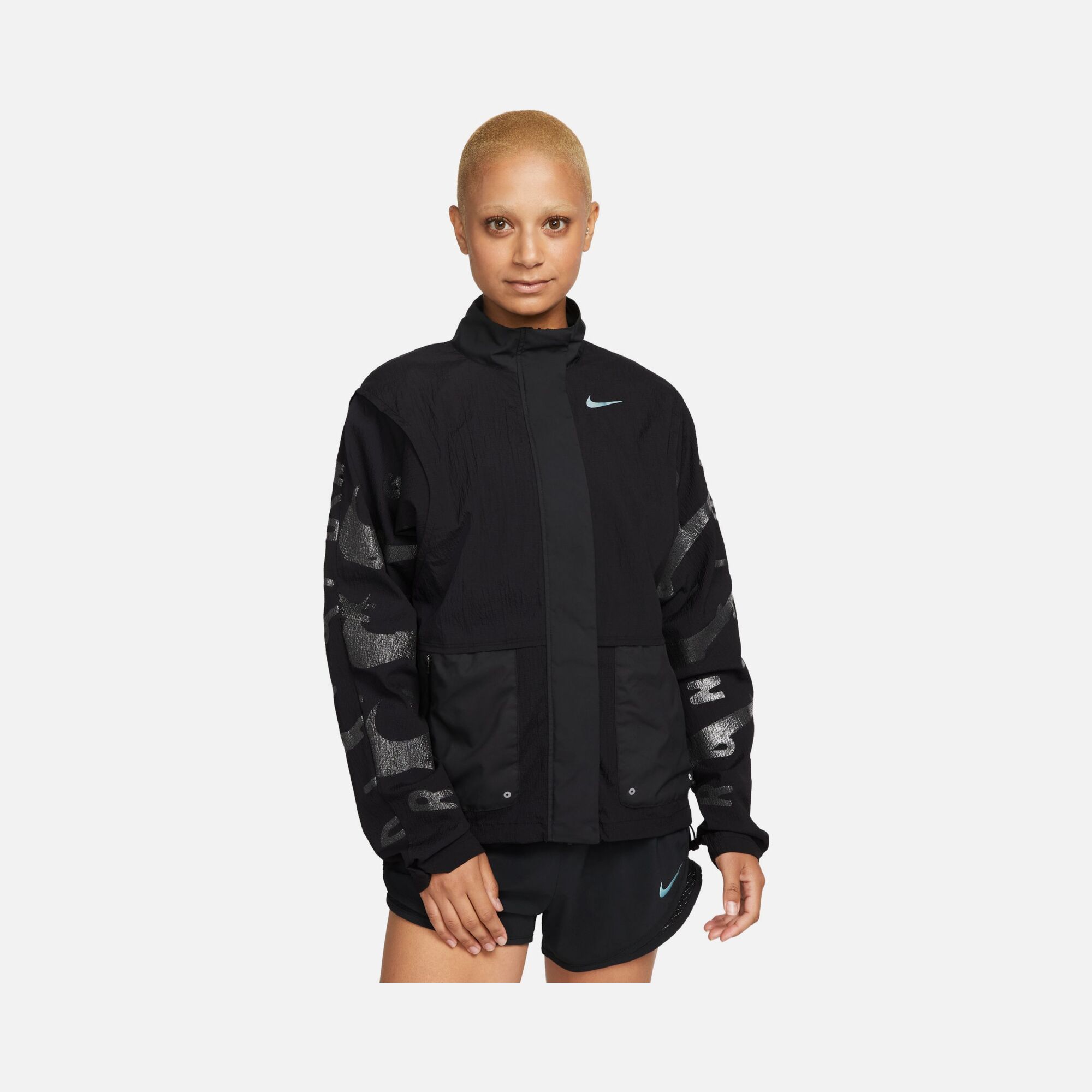 Nike Therma-Fit Run Division Full-Zip & Snap Fastener Running Kadın Ceket