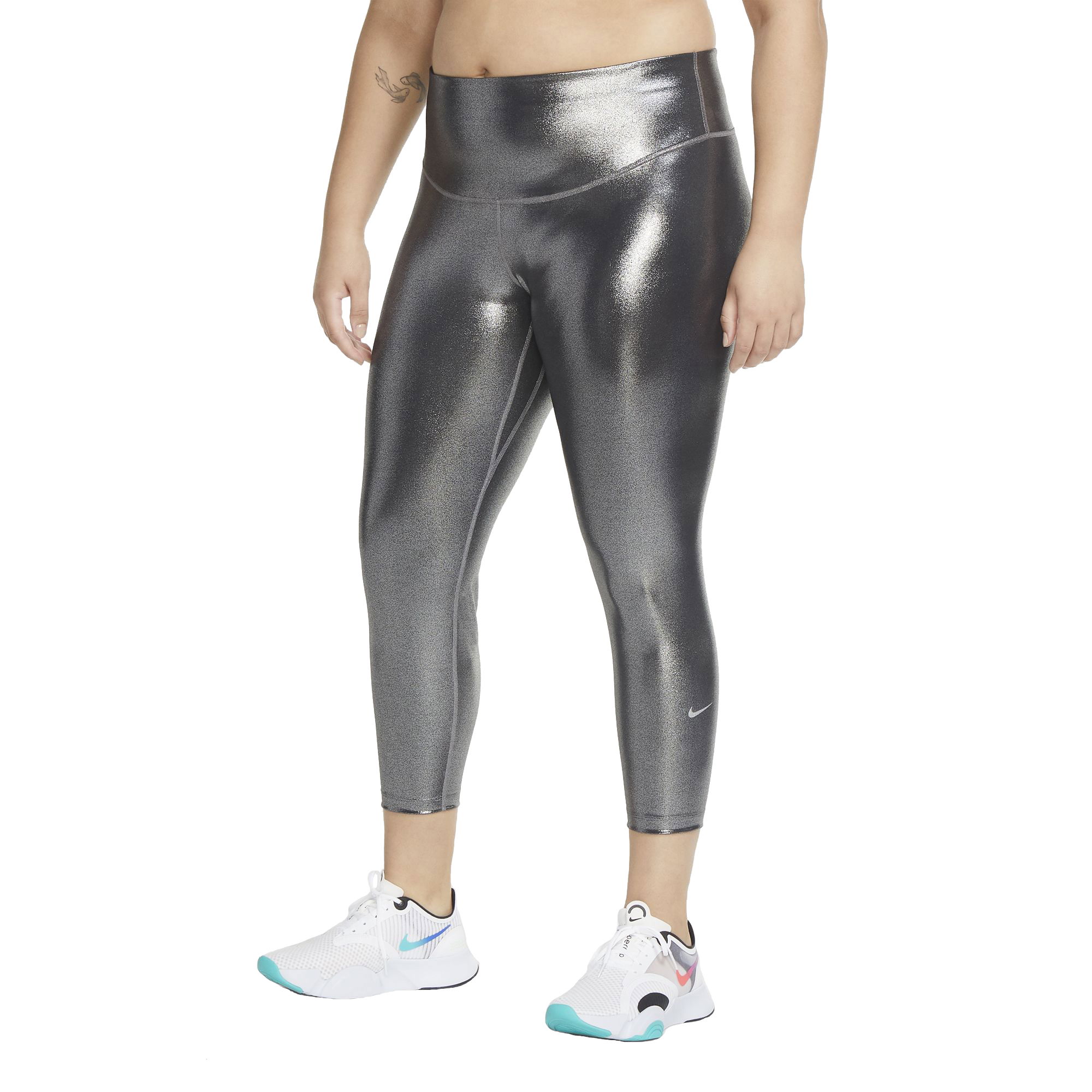 Nike One Icon Clash Shimmer 7/8 Kadın Tayt