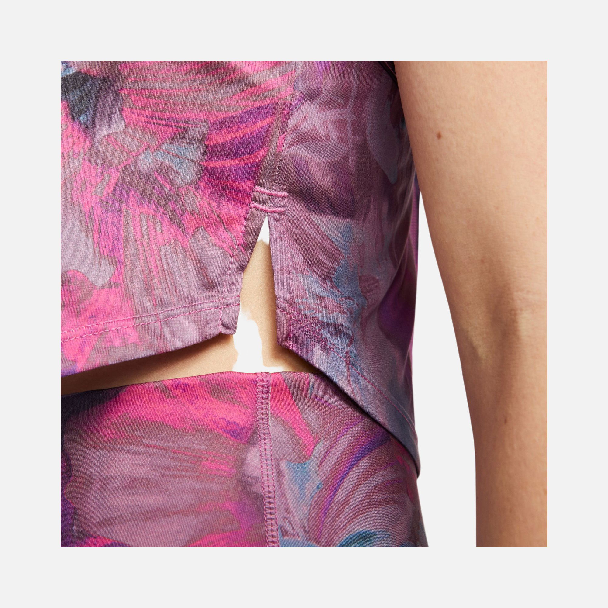 Nike Dri-Fit One Cropped Printed Training Kadın Atlet