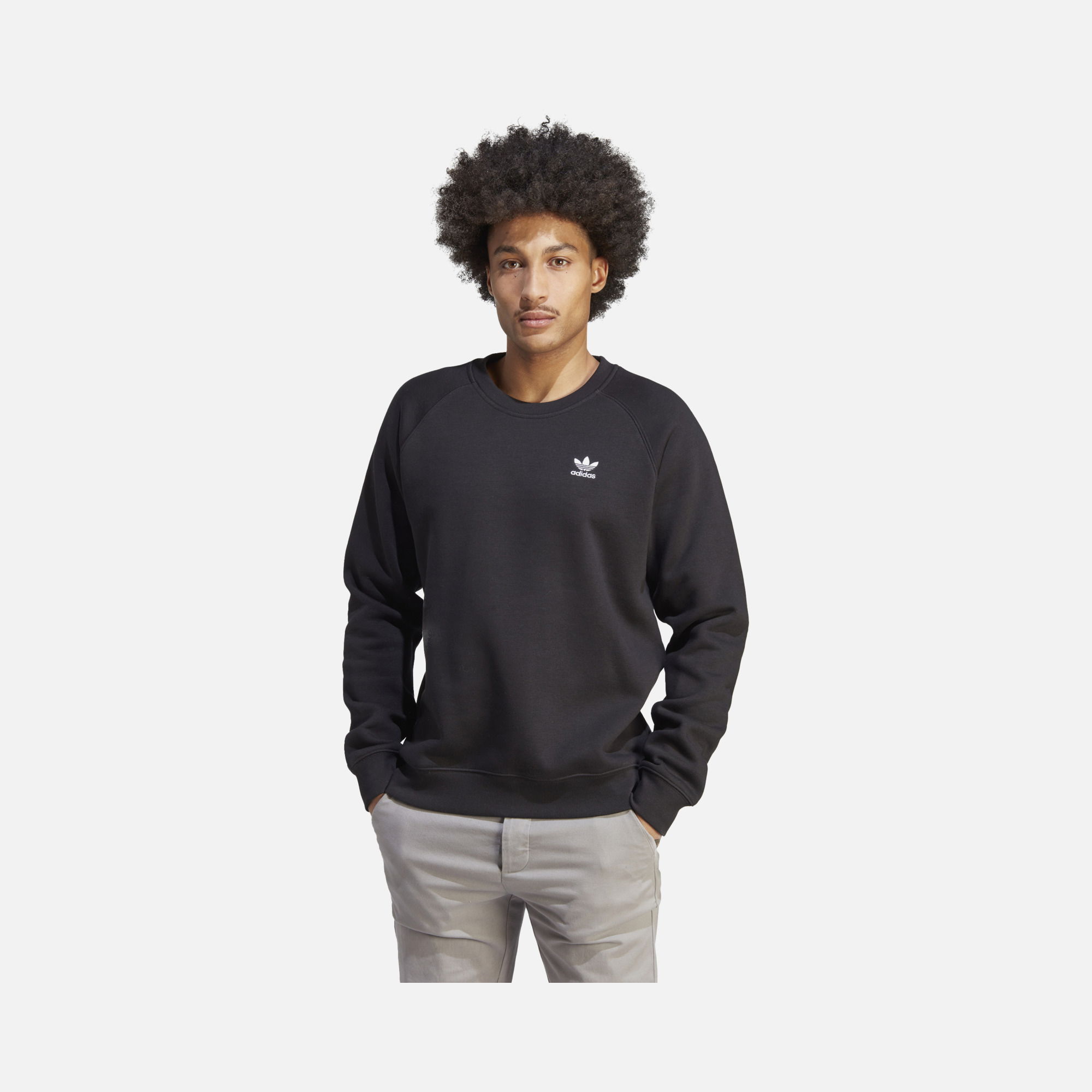 adidas Sportswear Trefoil Essentials Long-Sleeve Erkek Tişört
