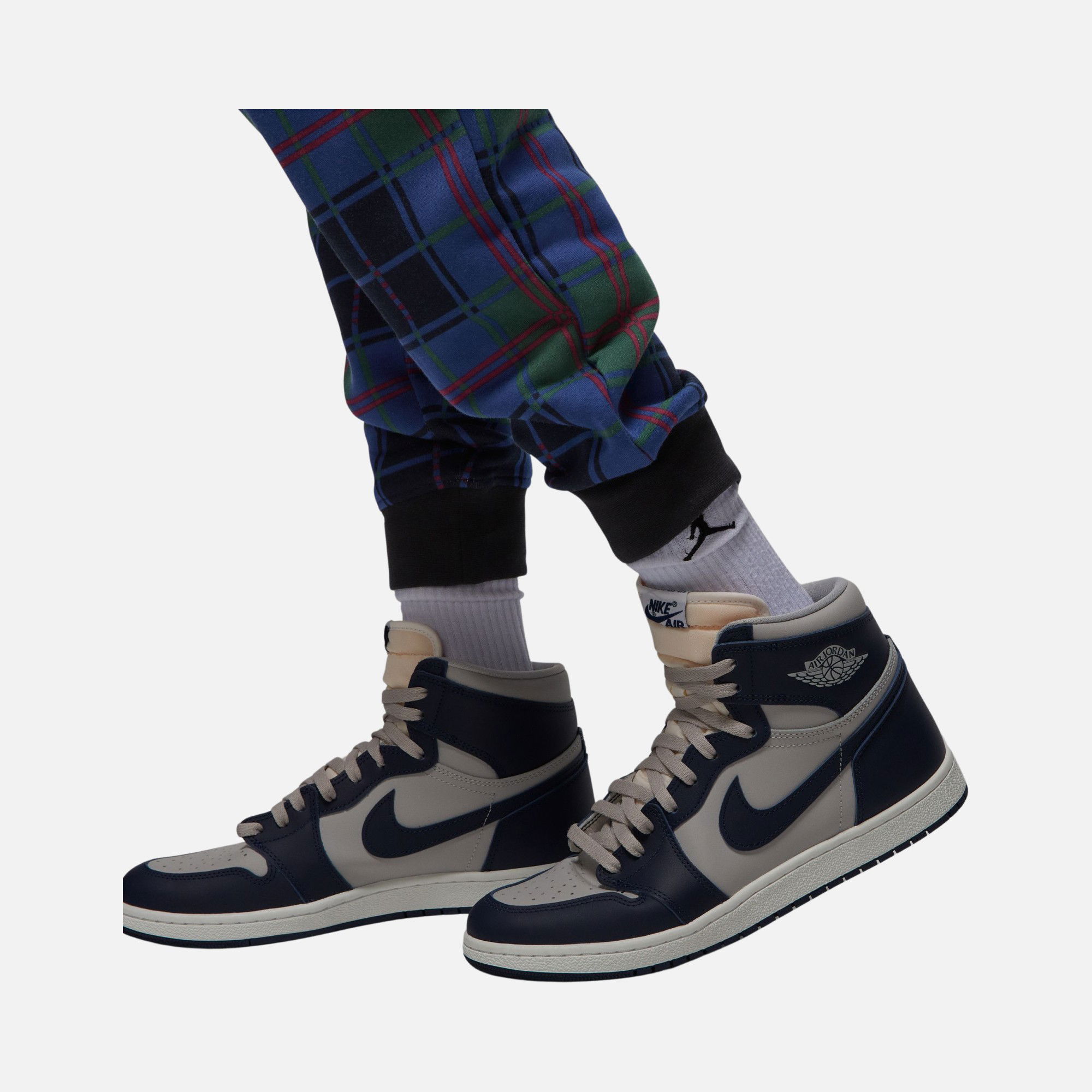 Nike Jordan Essential Flight Artist Series Plaid Fleece Erkek Eşofman Altı