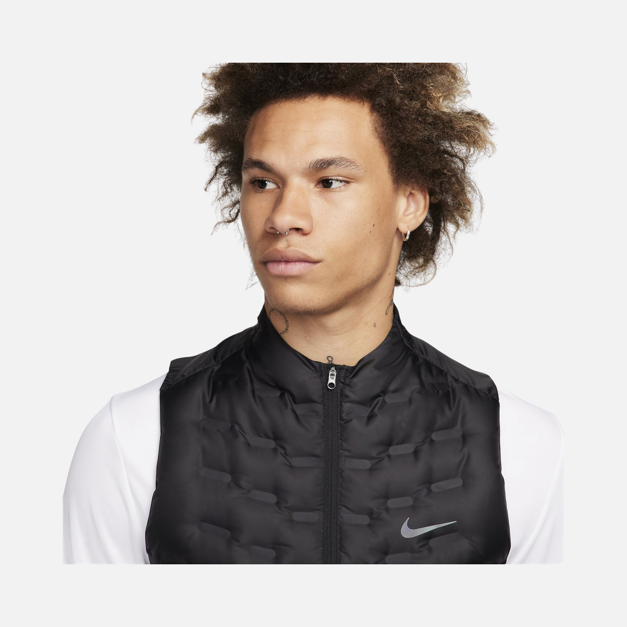 Nike Therma-Fit ADV AeroLoft Repel Down Running Full-Zip Erkek Yelek