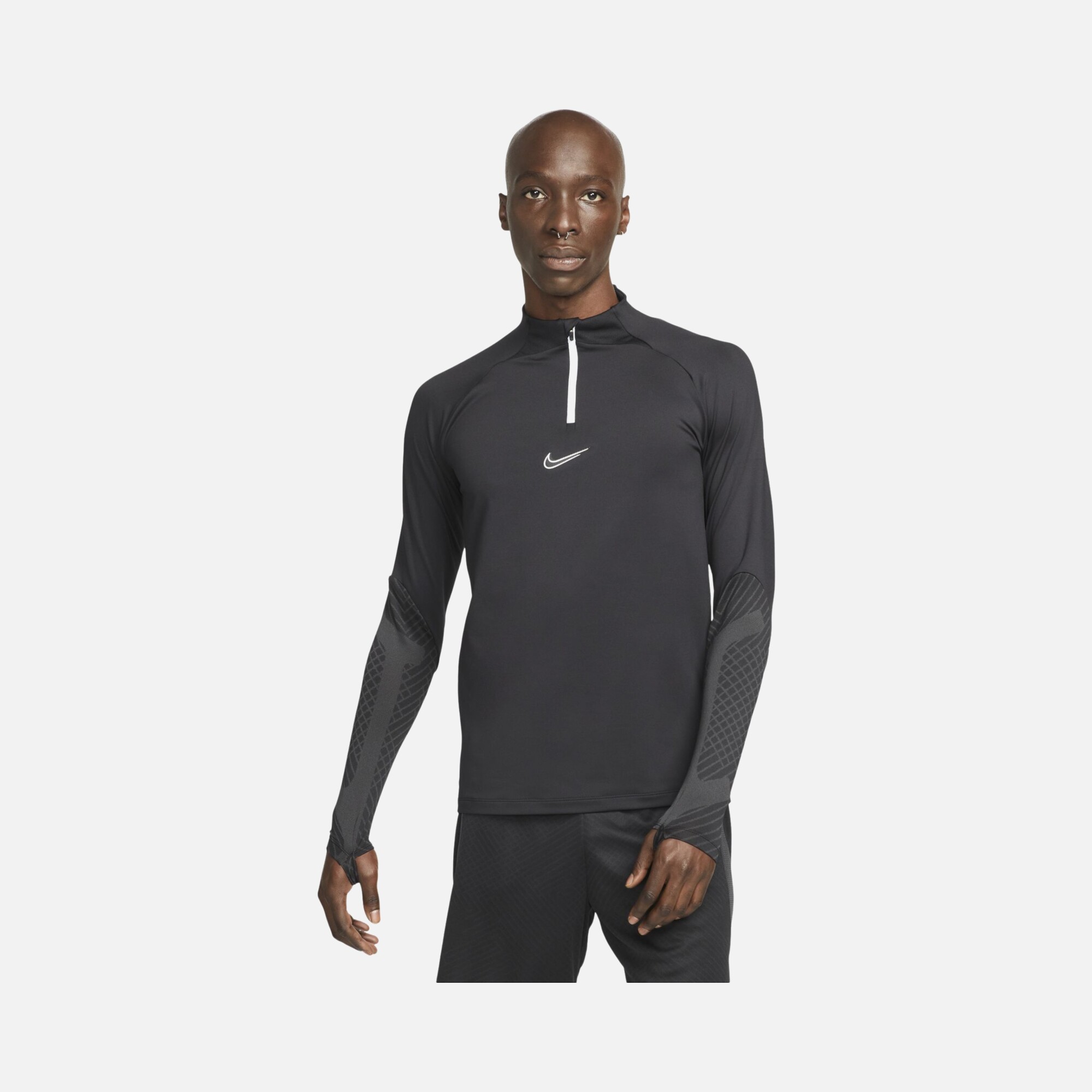 Nike Dri-Fit Strike Football Drill Training Half-Zip Long-Sleeve Erkek Tişört
