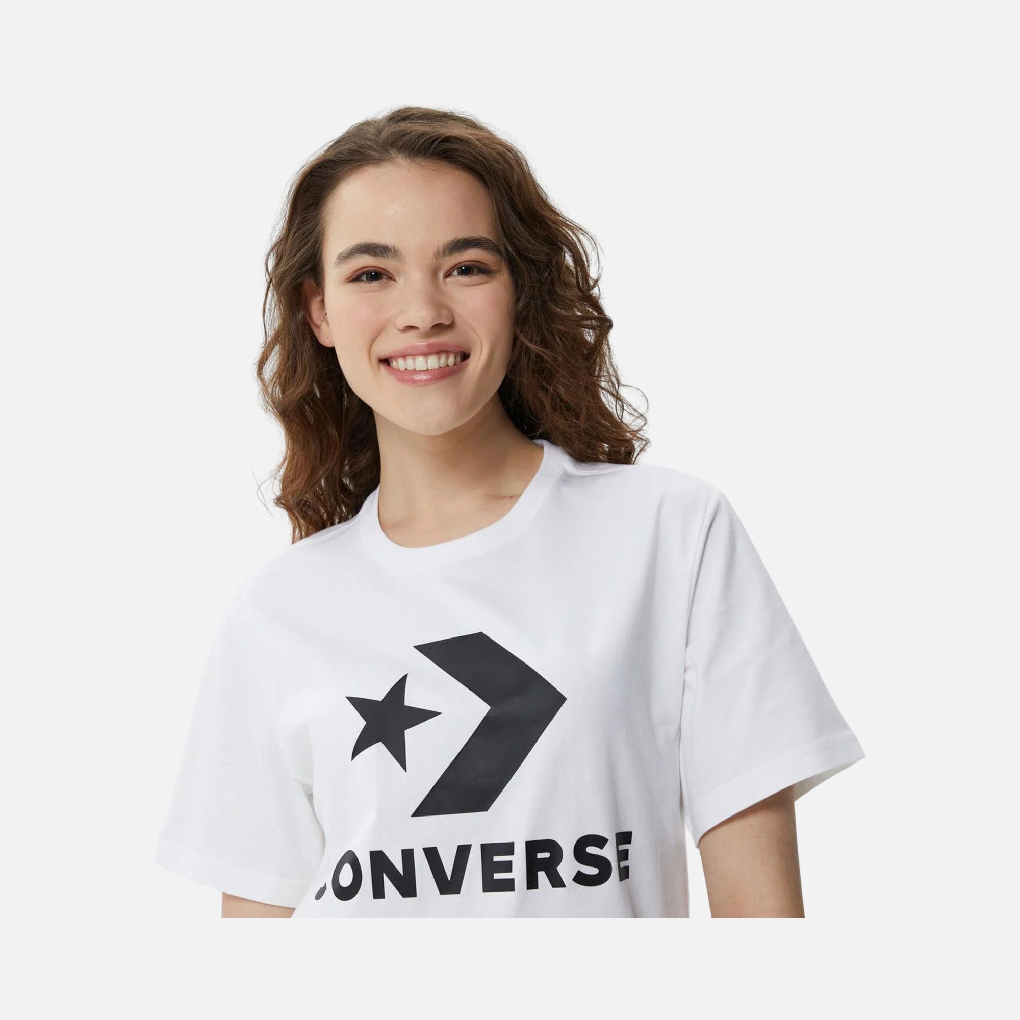 Converse Go To Star Chevron Logo Standard Fit Short-Sleeve Unisex Tişört