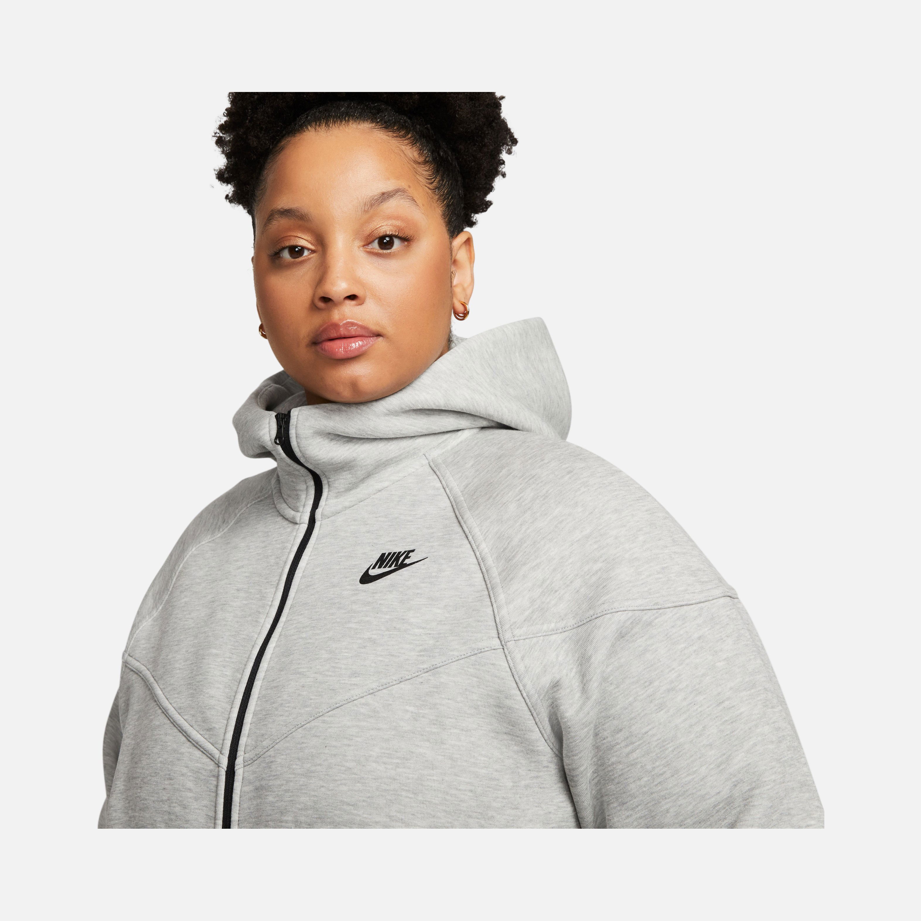 Nike Sportswear Tech Fleece Windrunner SS24 Full-Zip Hoodie (Plus Size) Kadın Sweatshirt