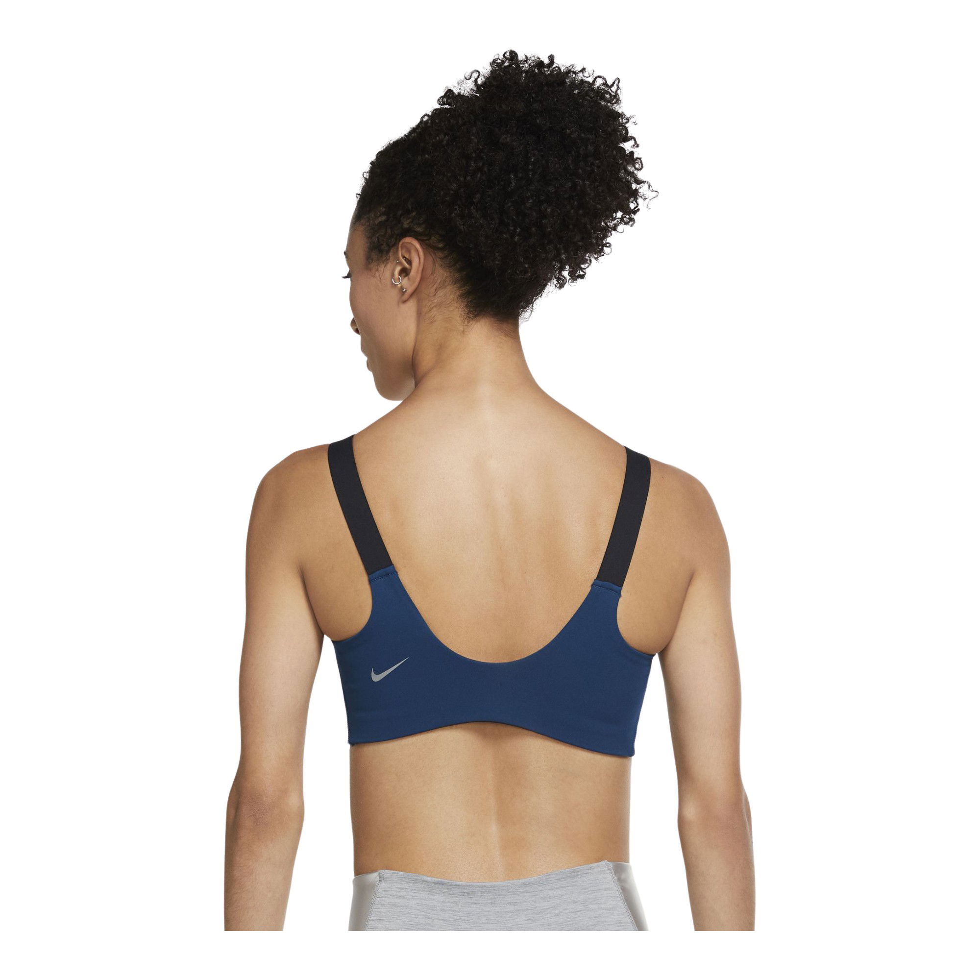 Nike Swoosh Medium-Support Metallic Sports Kadın Büstiyer