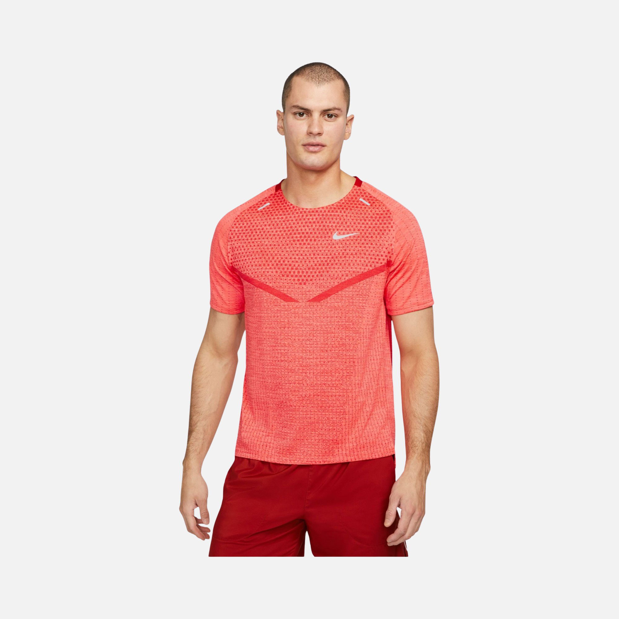 Nike Dri-Fit ADV TechKnit Ultra Running Short-Sleeve Erkek Tişört
