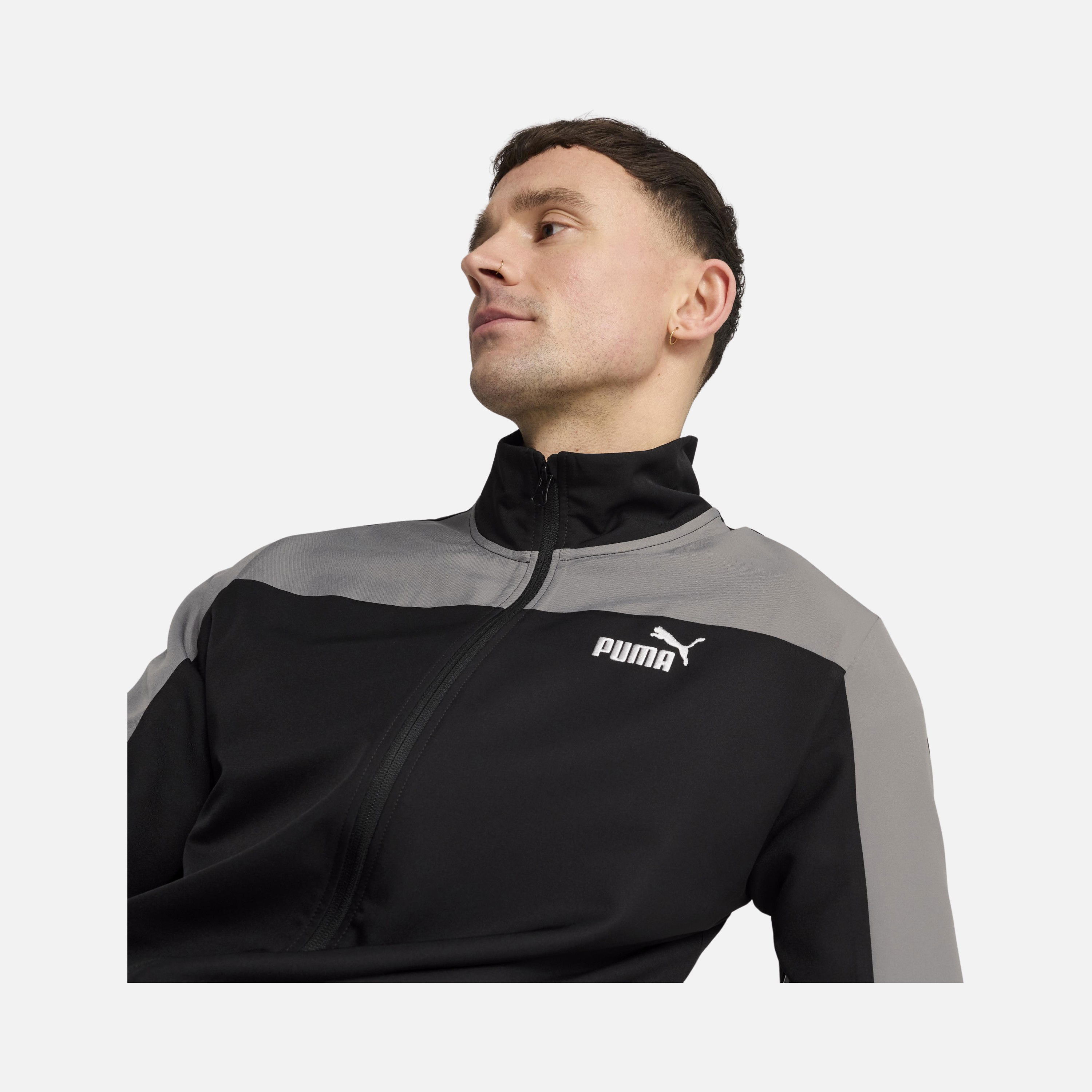 Puma Sportswear Woven Colorblock Classic Cut Full-Zip Erkek Eşofman Takımı