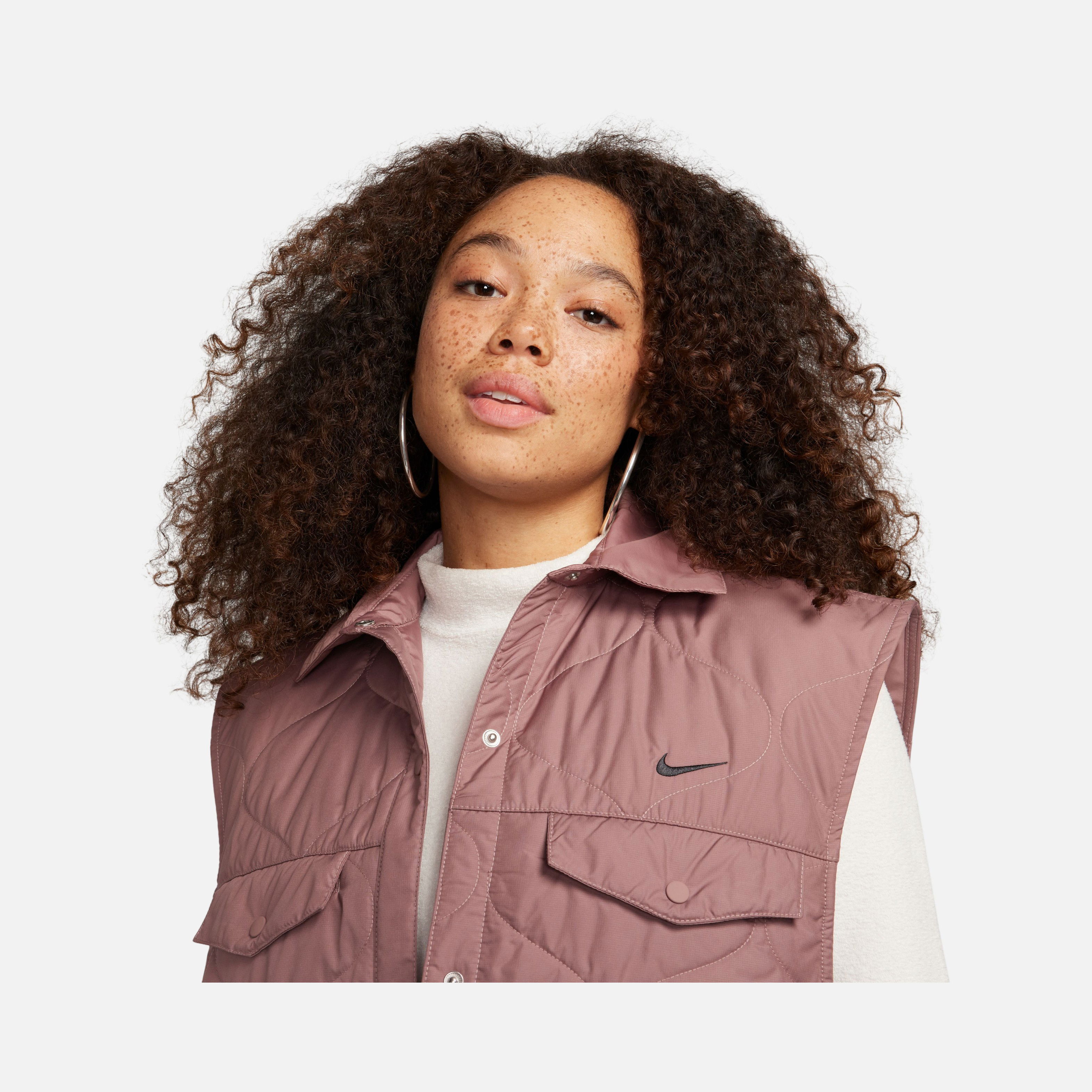 Nike Sportswear Essential Quilting Fabric Full-Snap Kadın Yelek