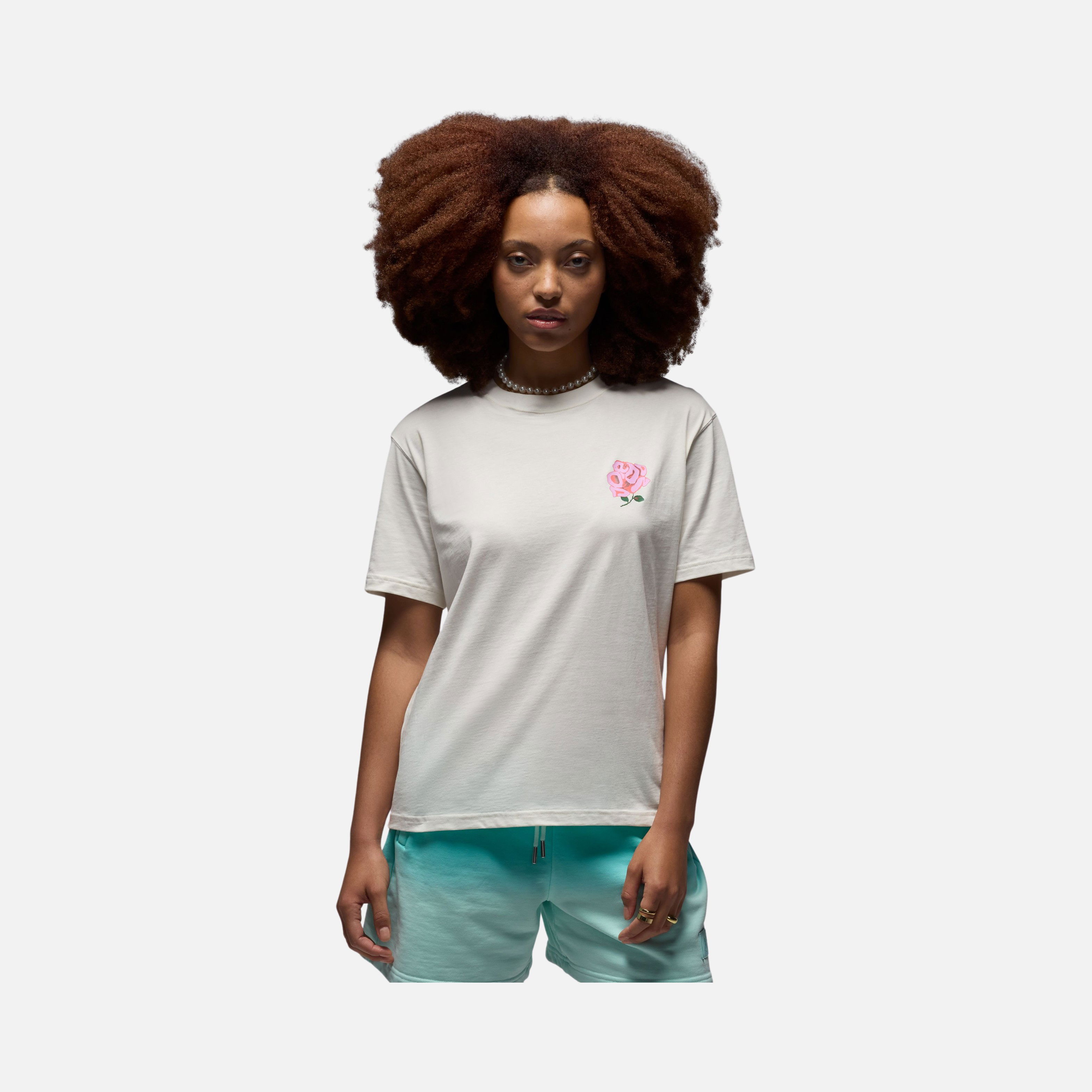 Nike Jordan Ss Gf Gfx Tee Rose Kadın Tişört