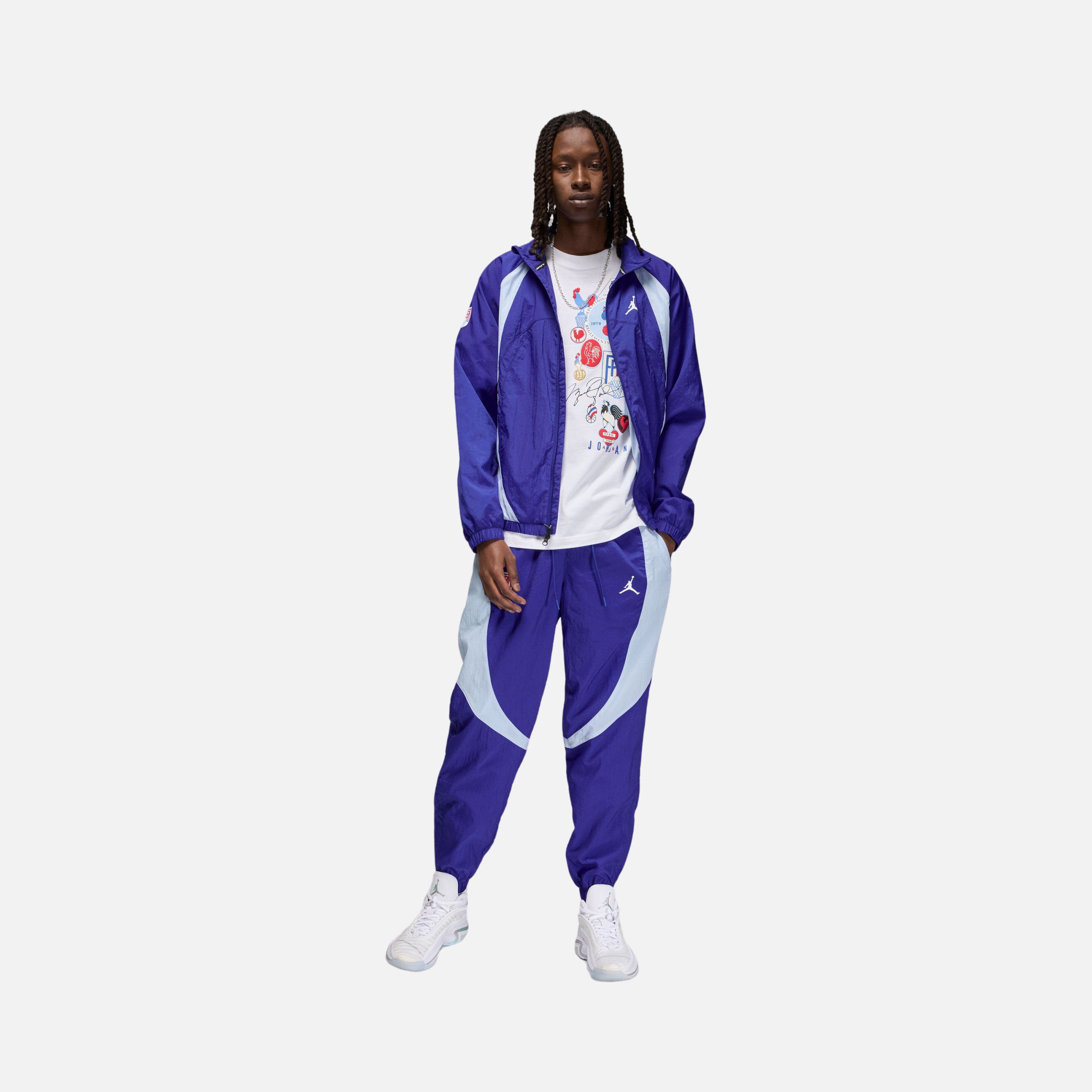 Nike Jordan Sport x Fédération Française de Basketball FW24 Short-Sleeve Erkek Tişört