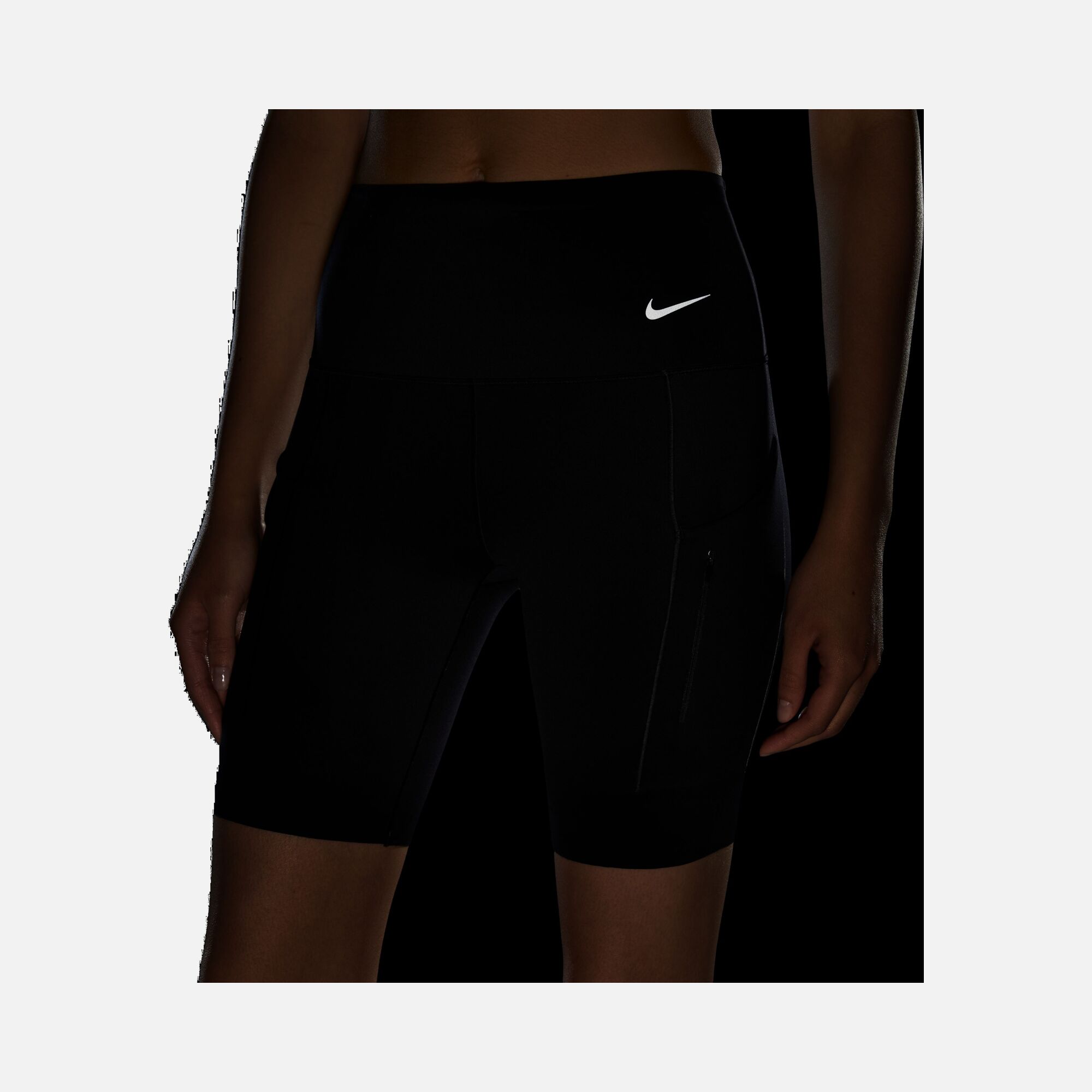 Nike Dri-Fit Go Firm-Support High-Waisted 20cm (approx.) Biker Training Kadın Şort