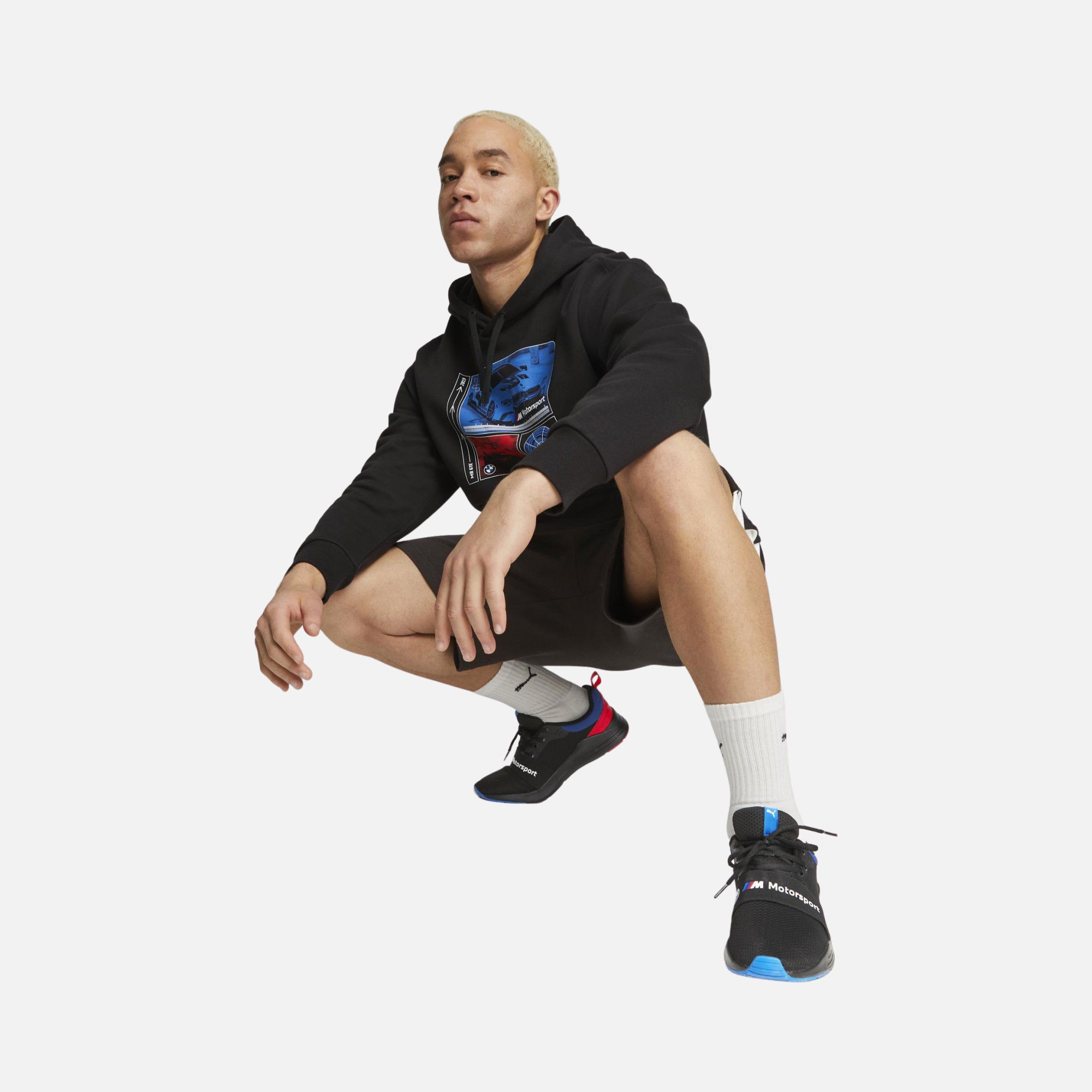 Puma Sportswear BMW M Motorsport Graphic Hoodie Erkek Sweatshirt