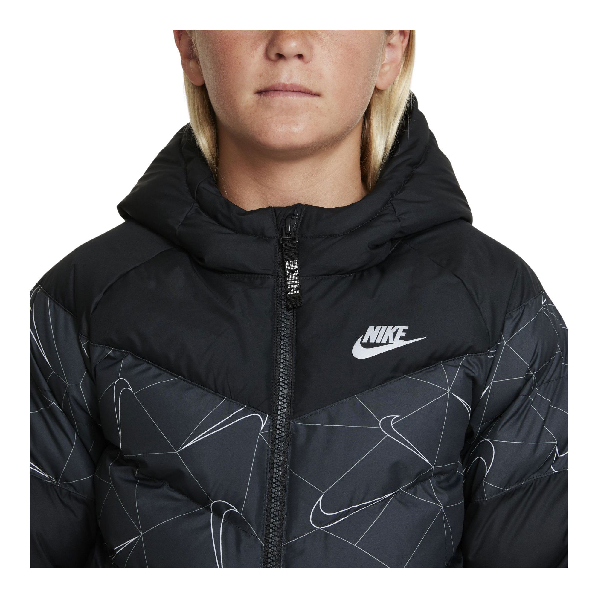 Nike Sportswear Synthetic-Fill Full-Zip Hoodie (Boys') Çocuk Mont