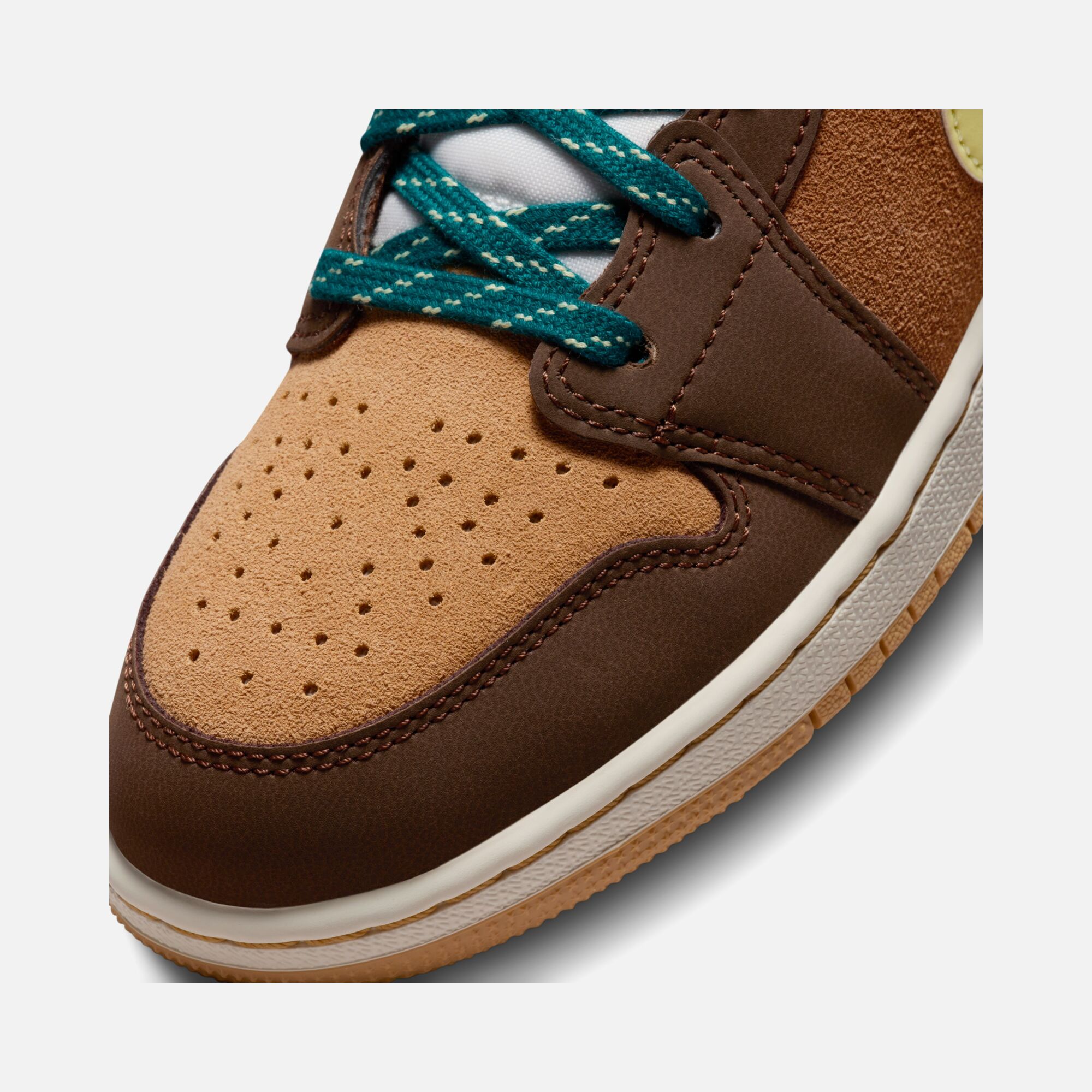 Nike Air Jordan 1 Mid SE ''Suede & Leather Details'' (GS) Spor Ayakkabı