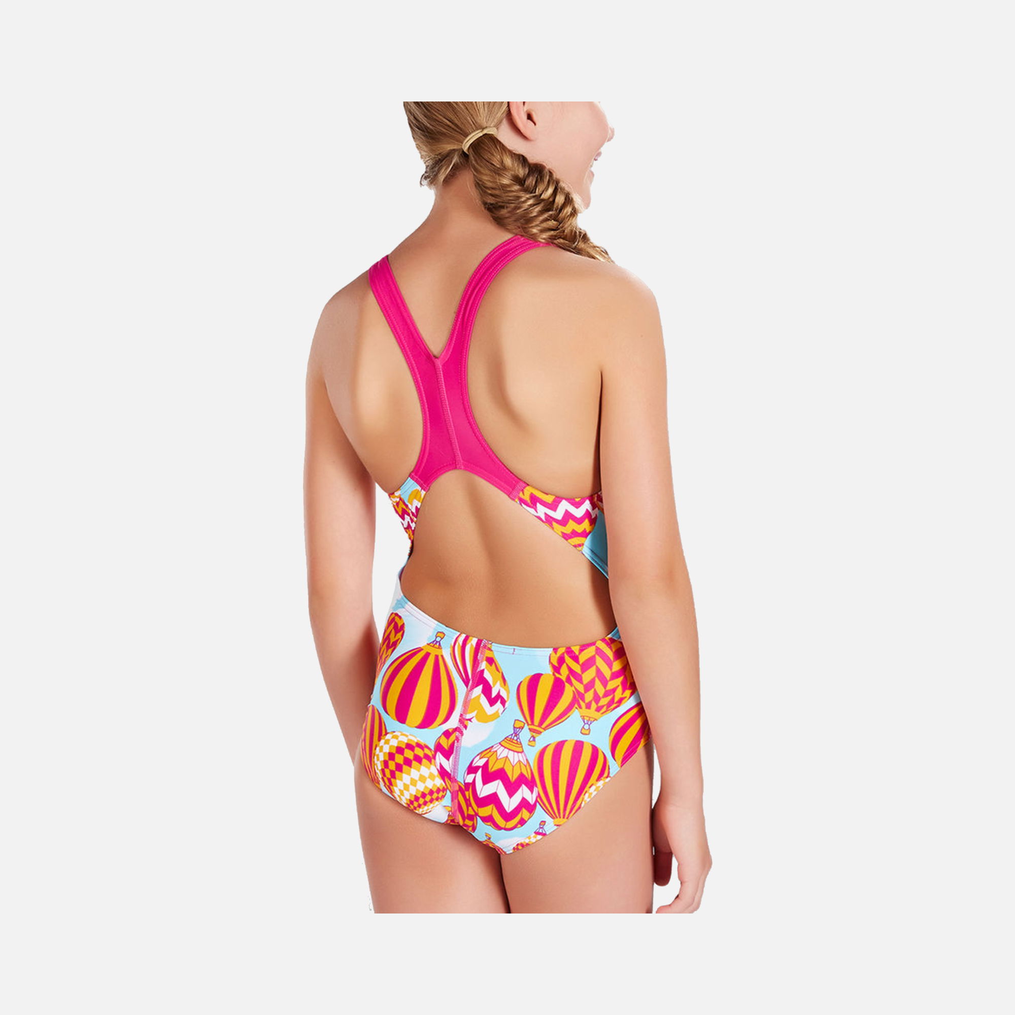 Speedo Astro Fizz Allover Print (Girls') Çocuk Mayo