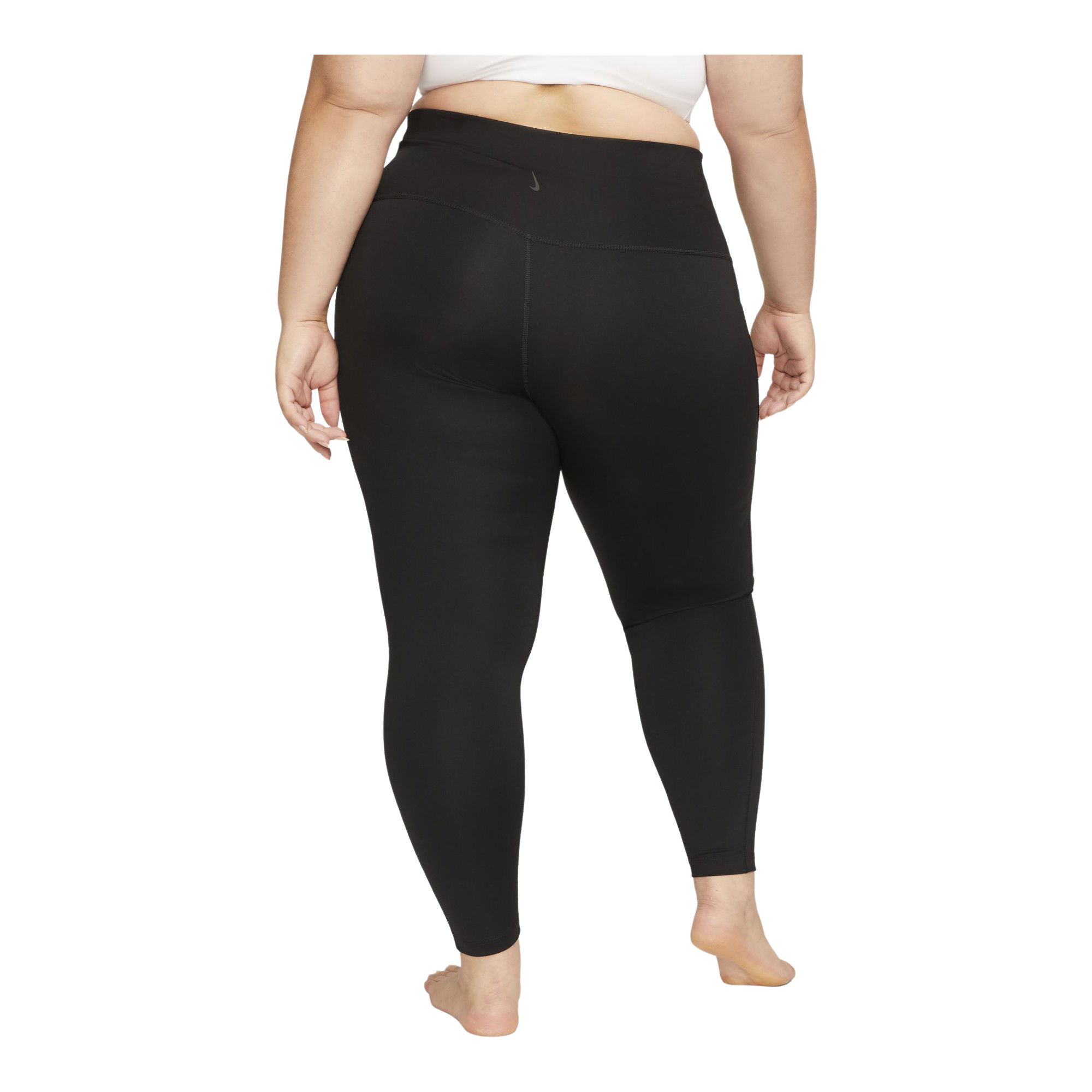 Nike Yoga Dri-Fit High-Waisted 7/8 Metallic Trim Kadın Tayt