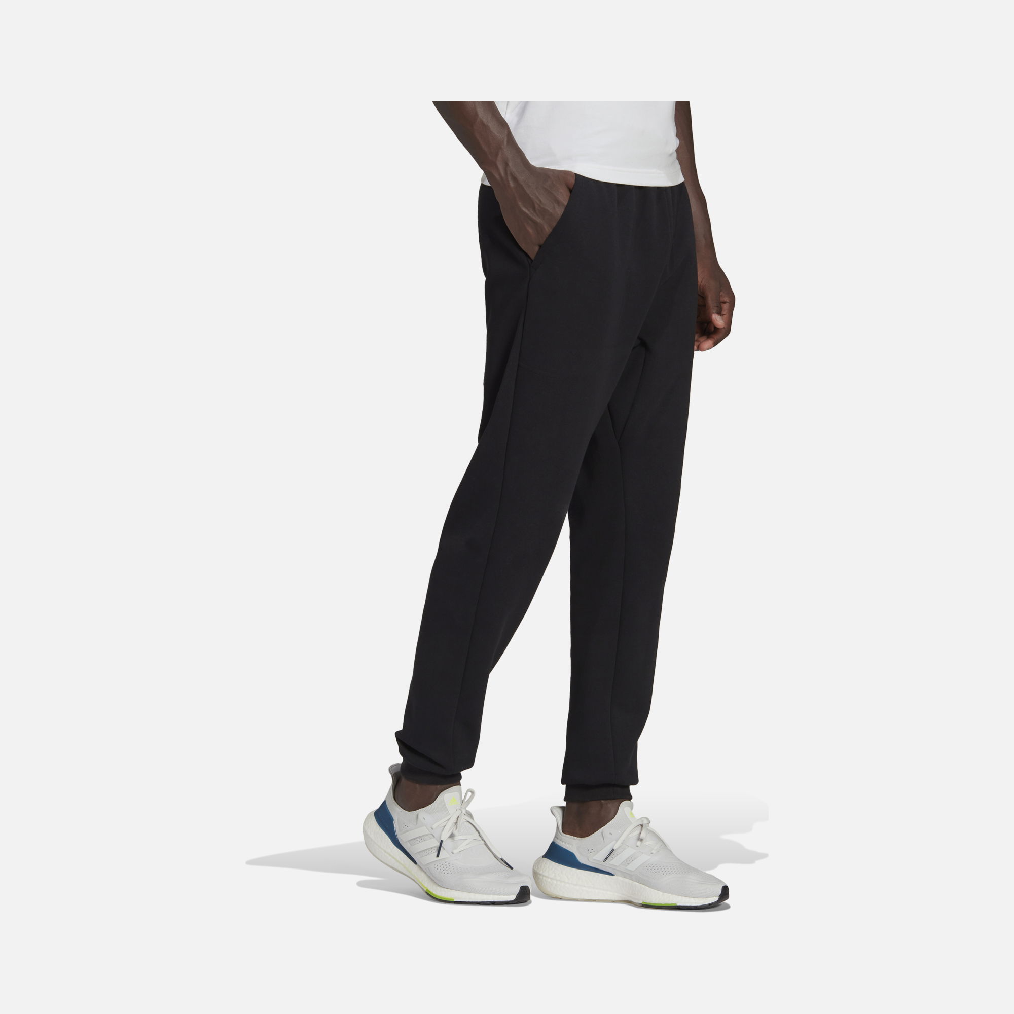 adidas Sportswear Future Icons Doubleknit Erkek Siyah Eşofman Altı