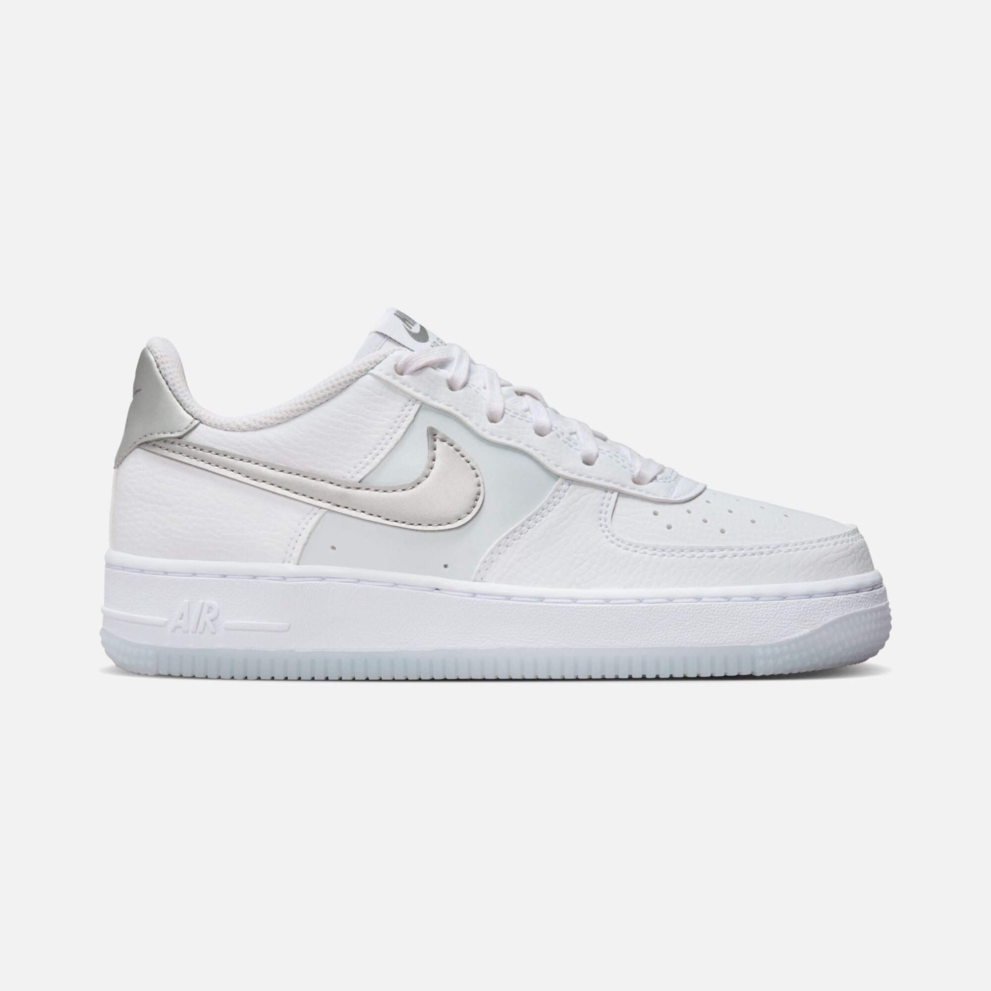 Nike Air Force 1 ''Metallic Silver Swoosh'' (GS) Spor Ayakkabı