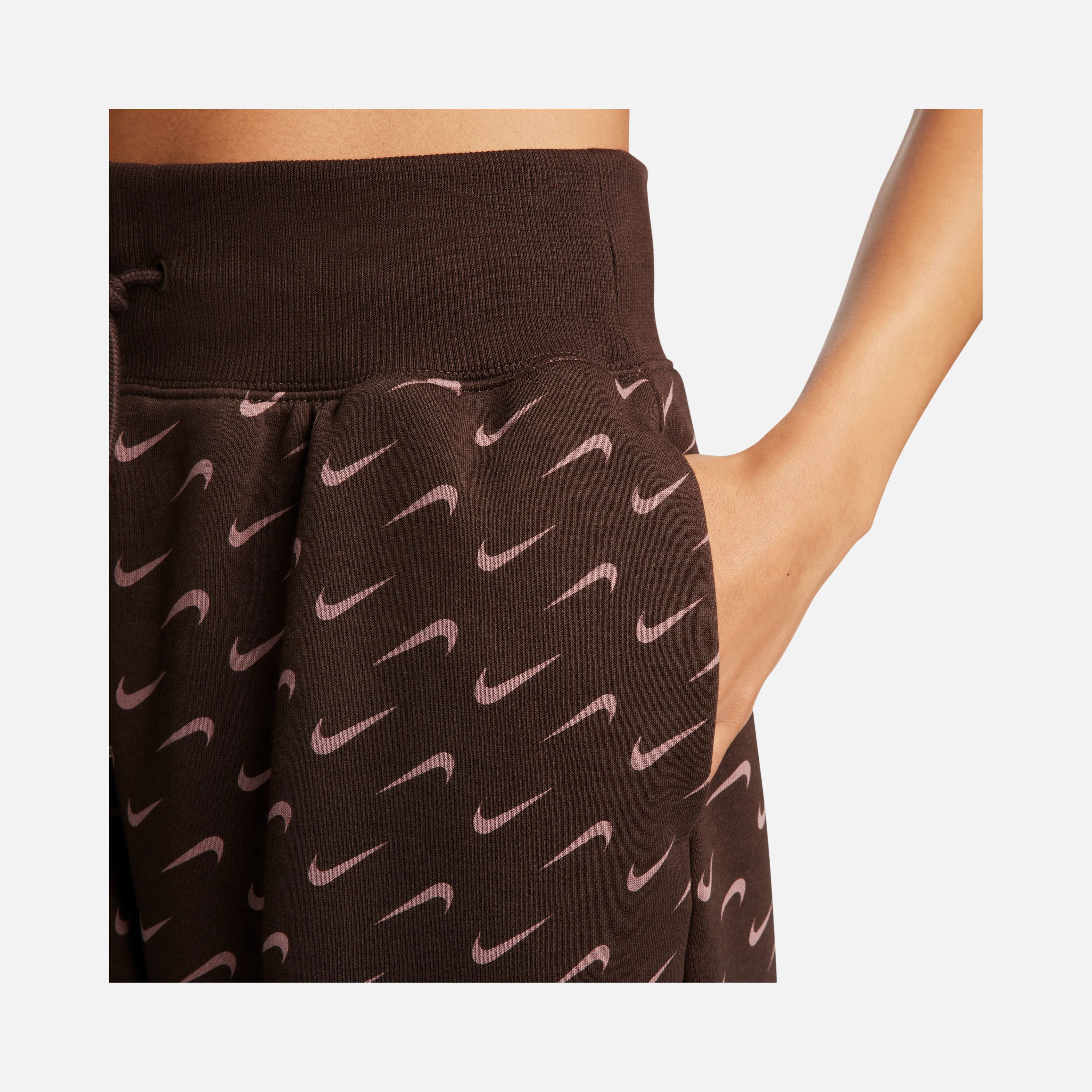 Nike Sportswear Phoenix Fleece Oversized All Over Printed Kadın Eşofman Altı