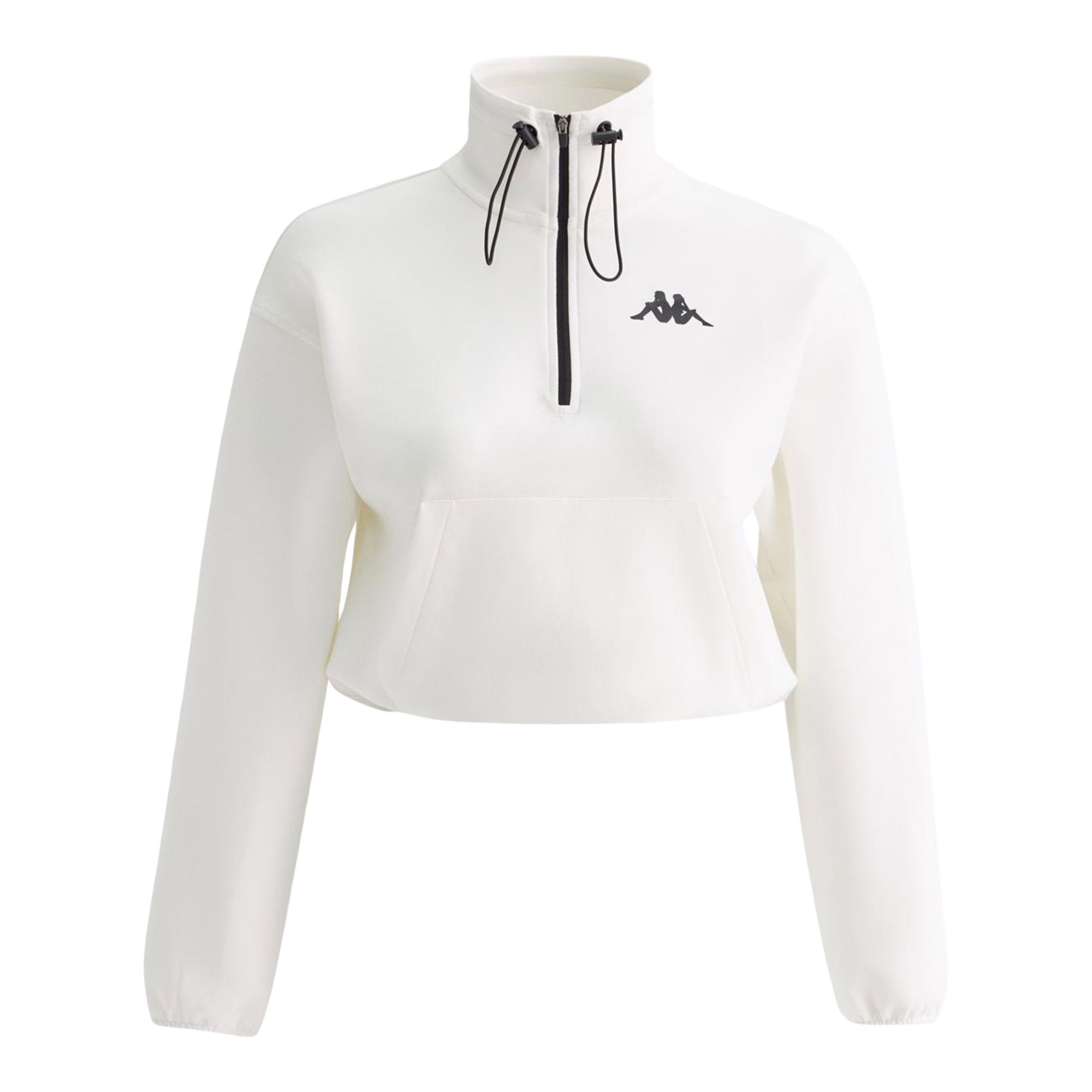 Kappa Authentic Letia Cropped Regular Fit Half-Zip Kadın Sweatshirt