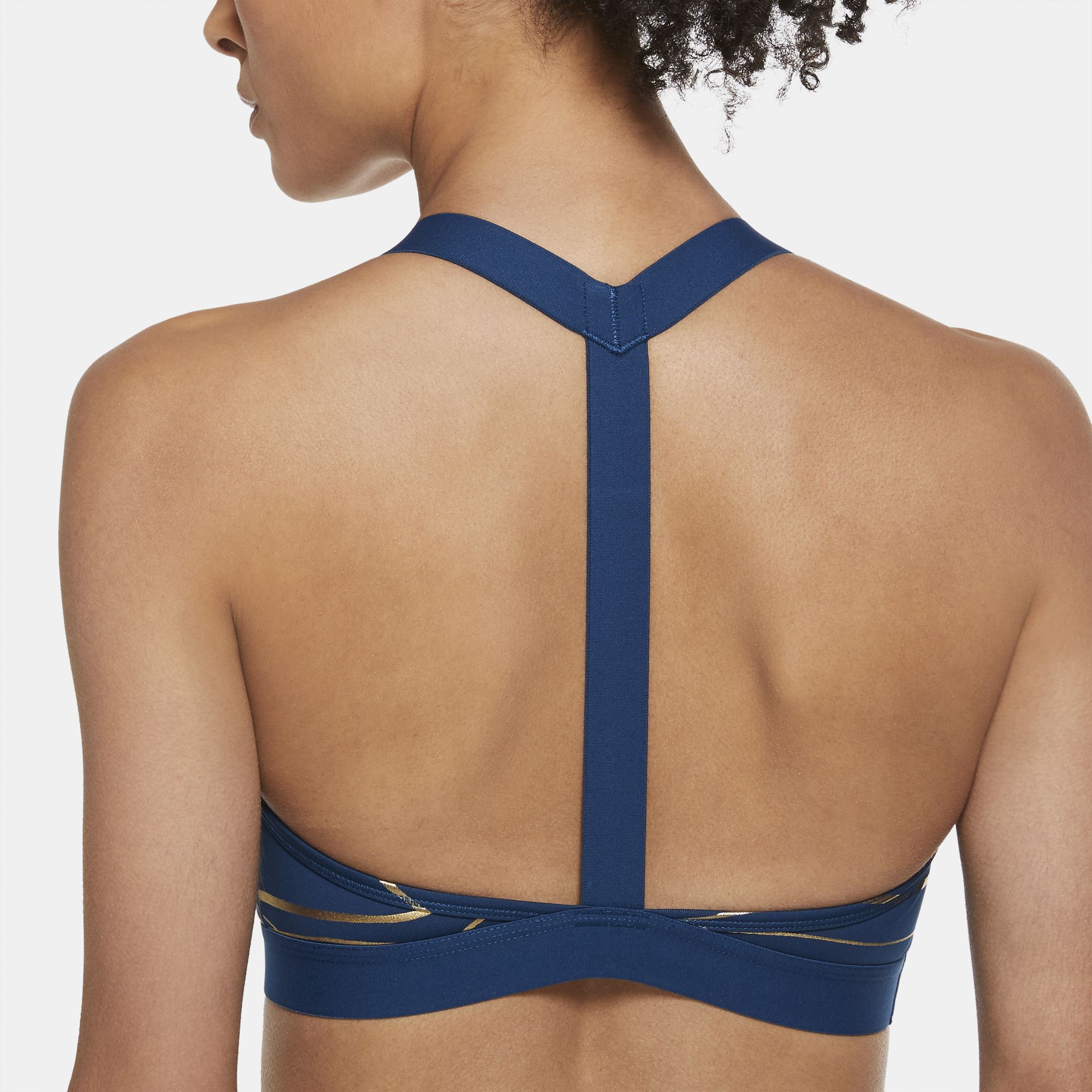 Nike Swoosh Icon Clash Medium-Support Printed Sports Kadın Büstiyer