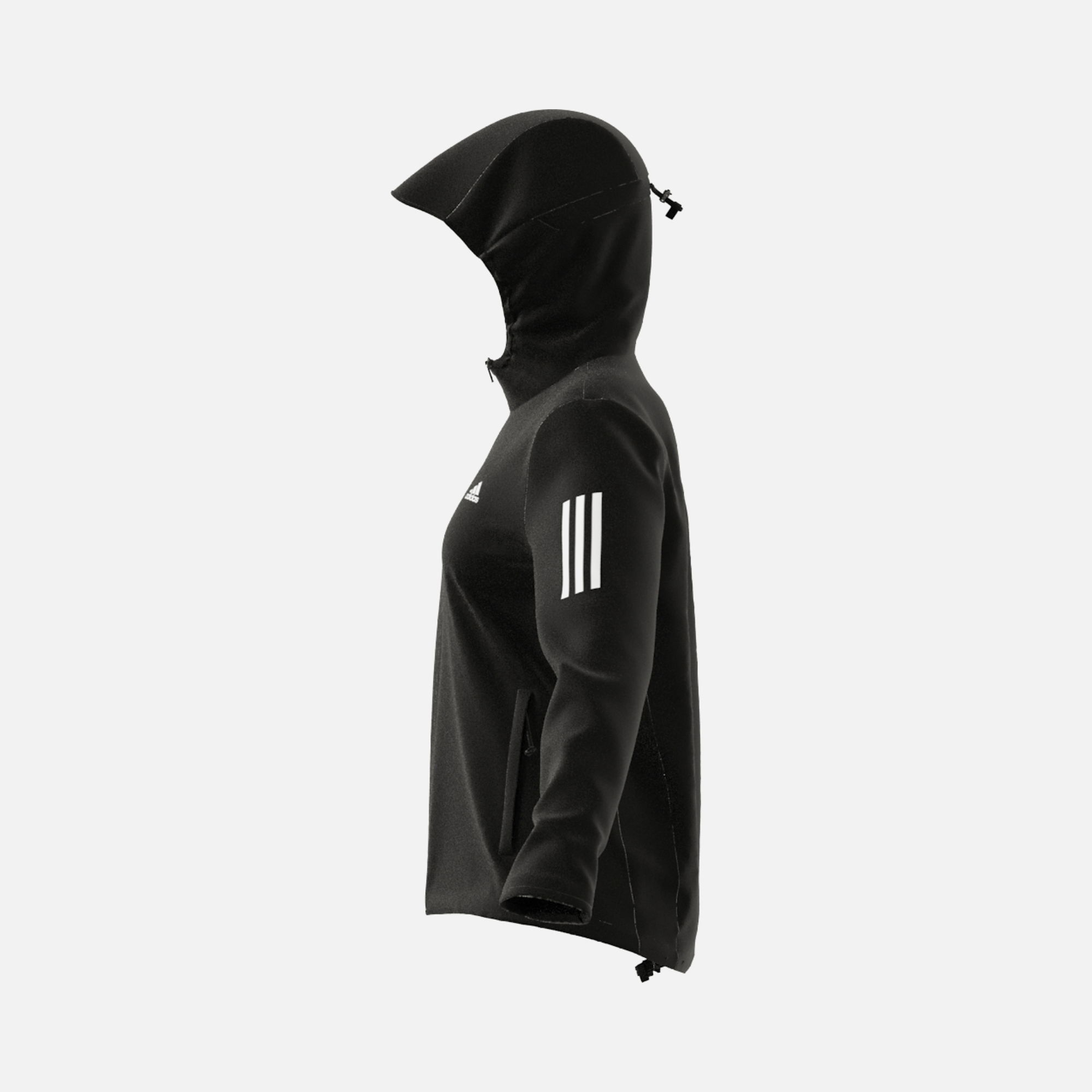 adidas Own the Run 3-Stripes Hooded Running Windbreaker Kadın Ceket