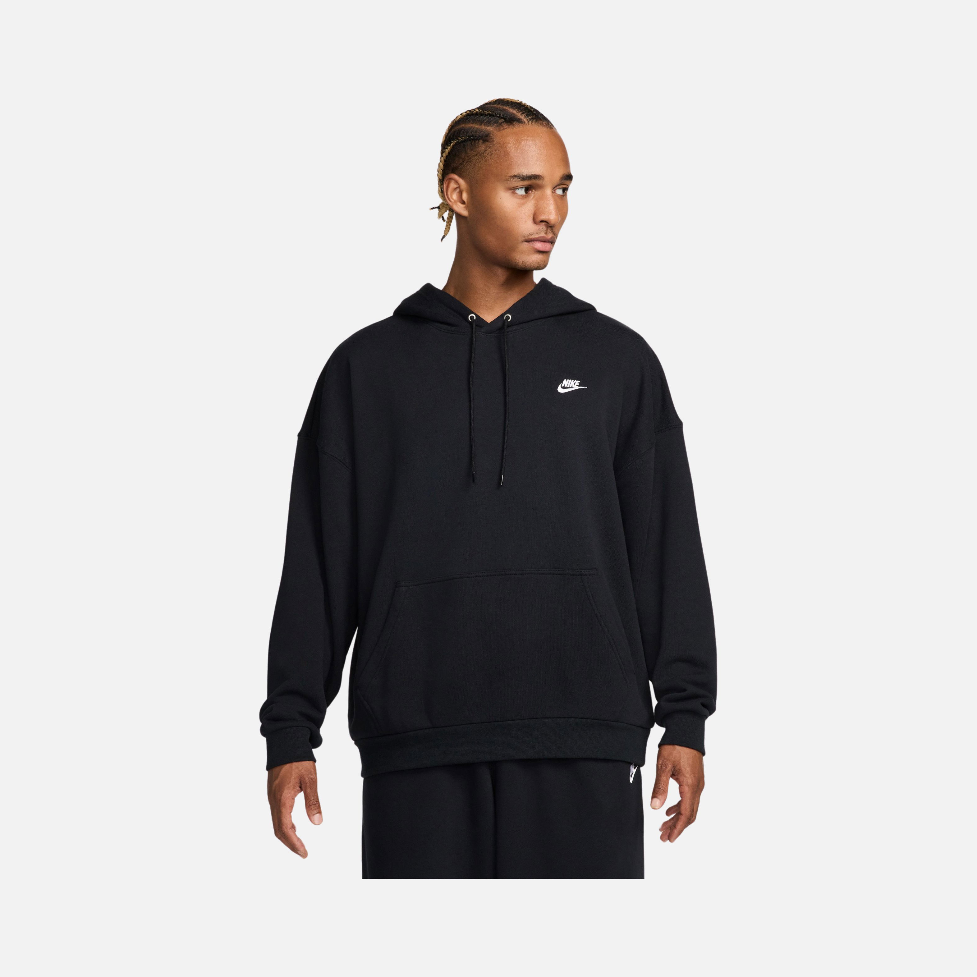 Nike Club+ Fleece Oversized French Terry Full-Zip Hoodie Erkek Sweatshirt