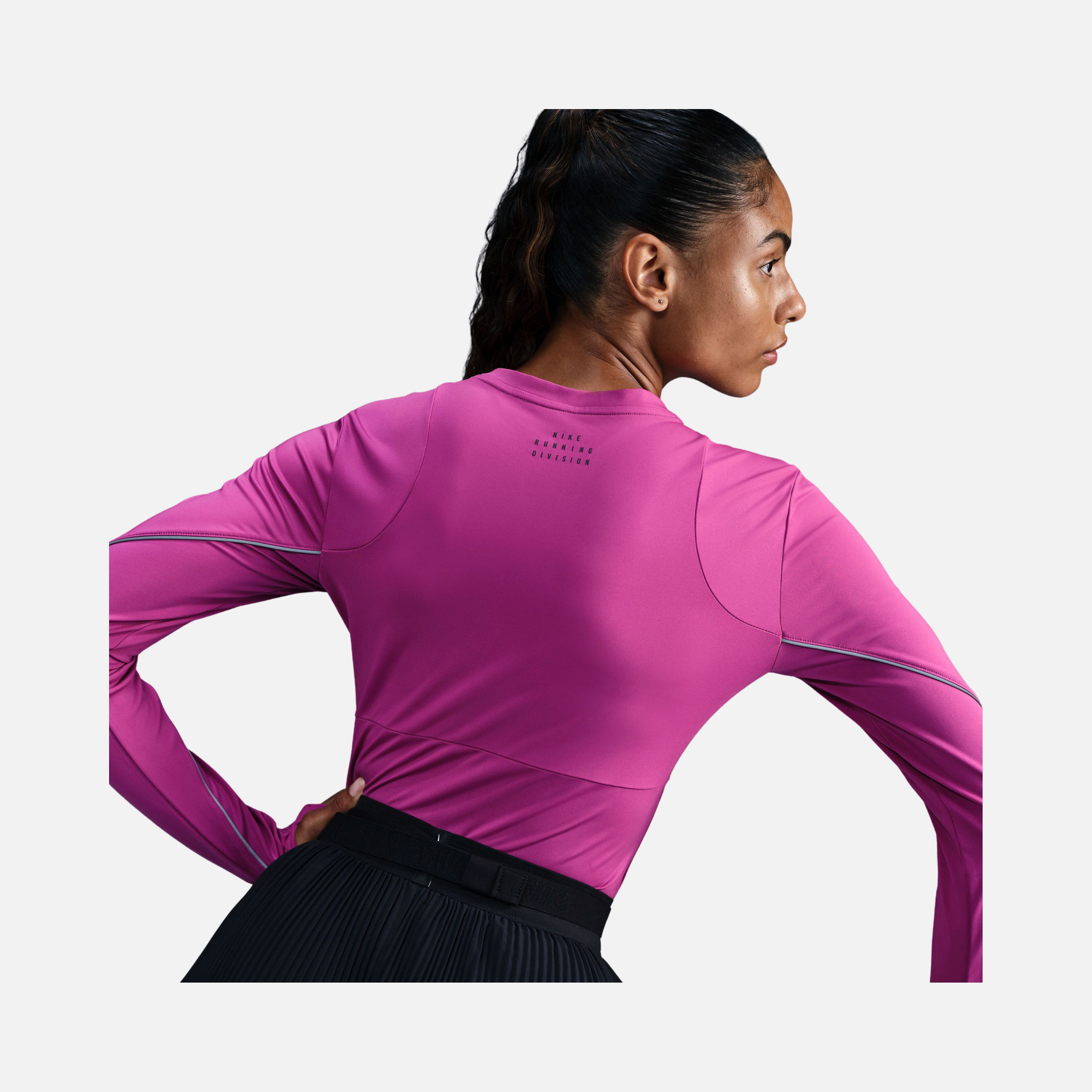 Nike Run Division Reflective Running Long-Sleeve Kadın Tişört