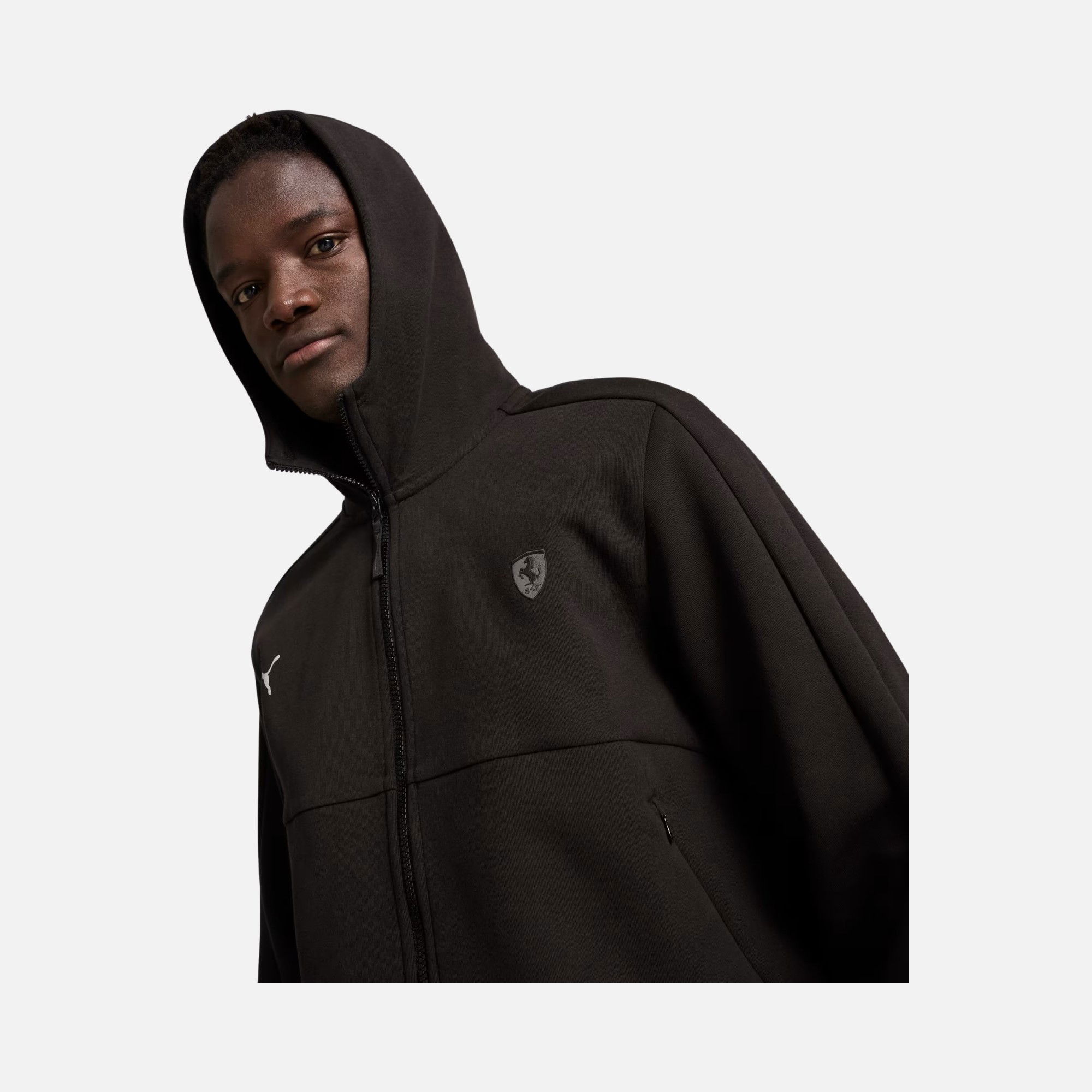 Puma Scuderia Ferrari Style FW24 Full-Zip Hoodie Erkek Sweatshirt