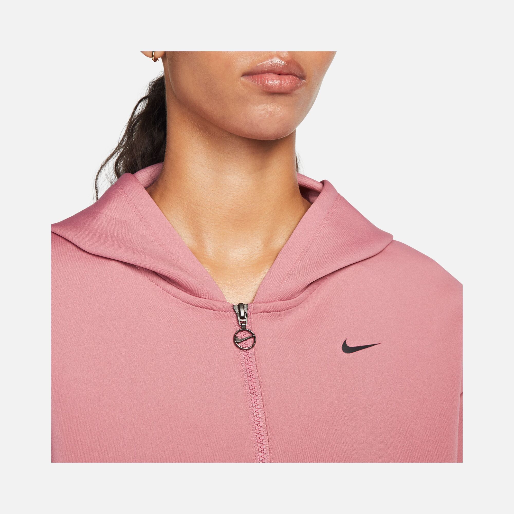 Nike Dri-Fit Graphic Shine Training Cropped 1/2-Zip Hoodie Kadın Sweatshirt