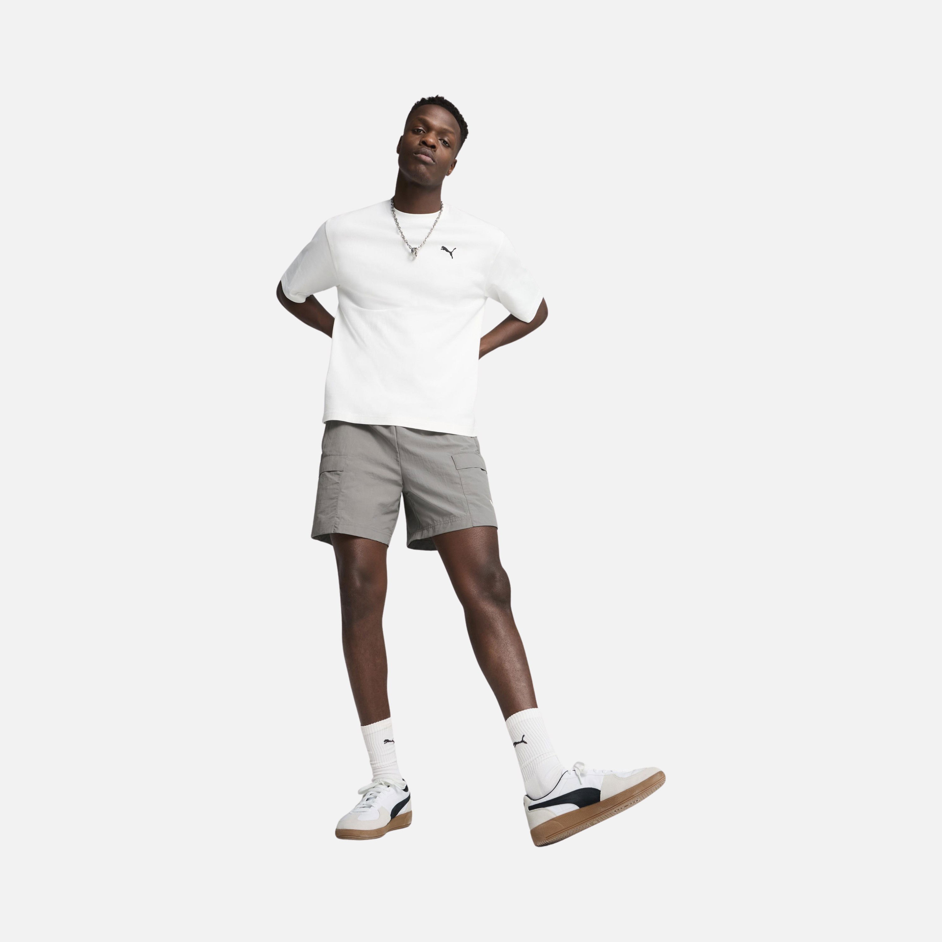 Puma Sportswear Essentials Wardrobe Boxy Short-Sleeve Erkek Tişört