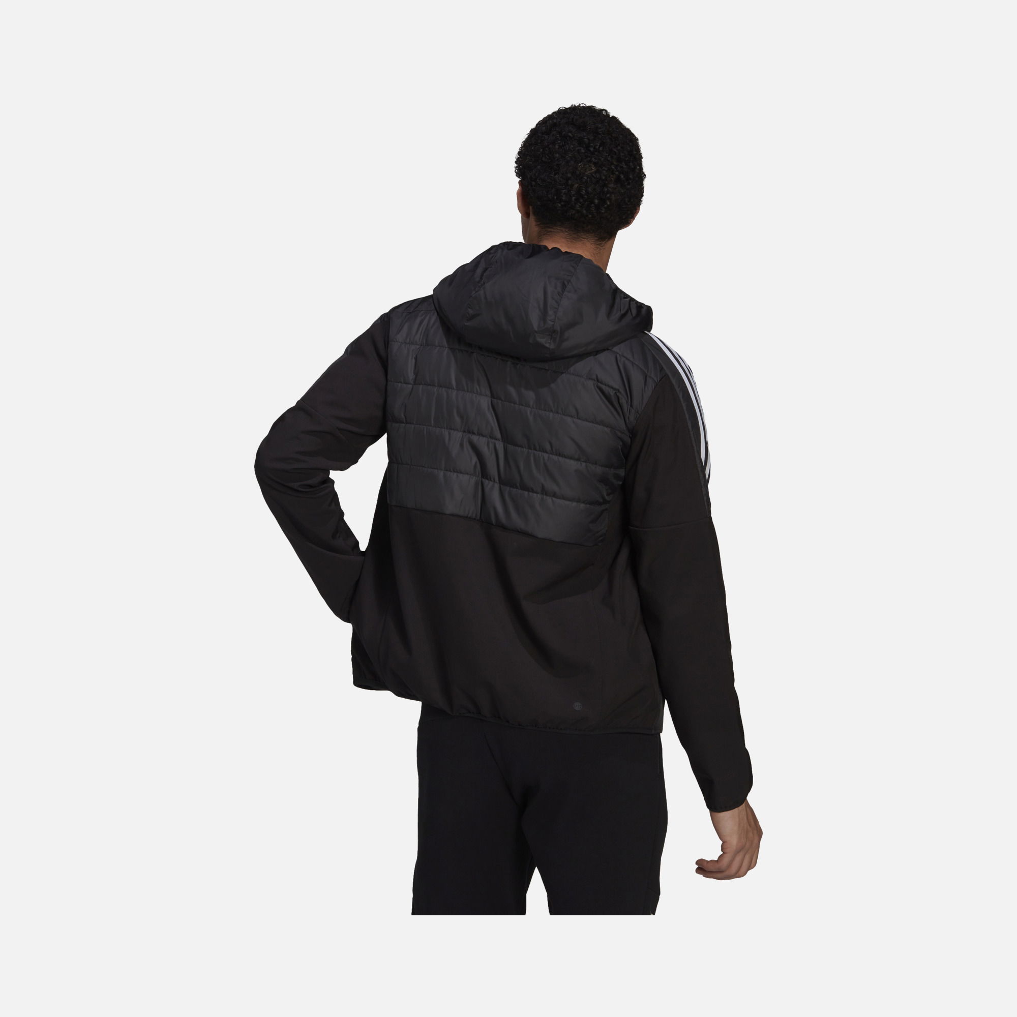 adidas Sportswear Essentials Insulated 3-Stripes Full-Zipp Hooded Erkek Ceket