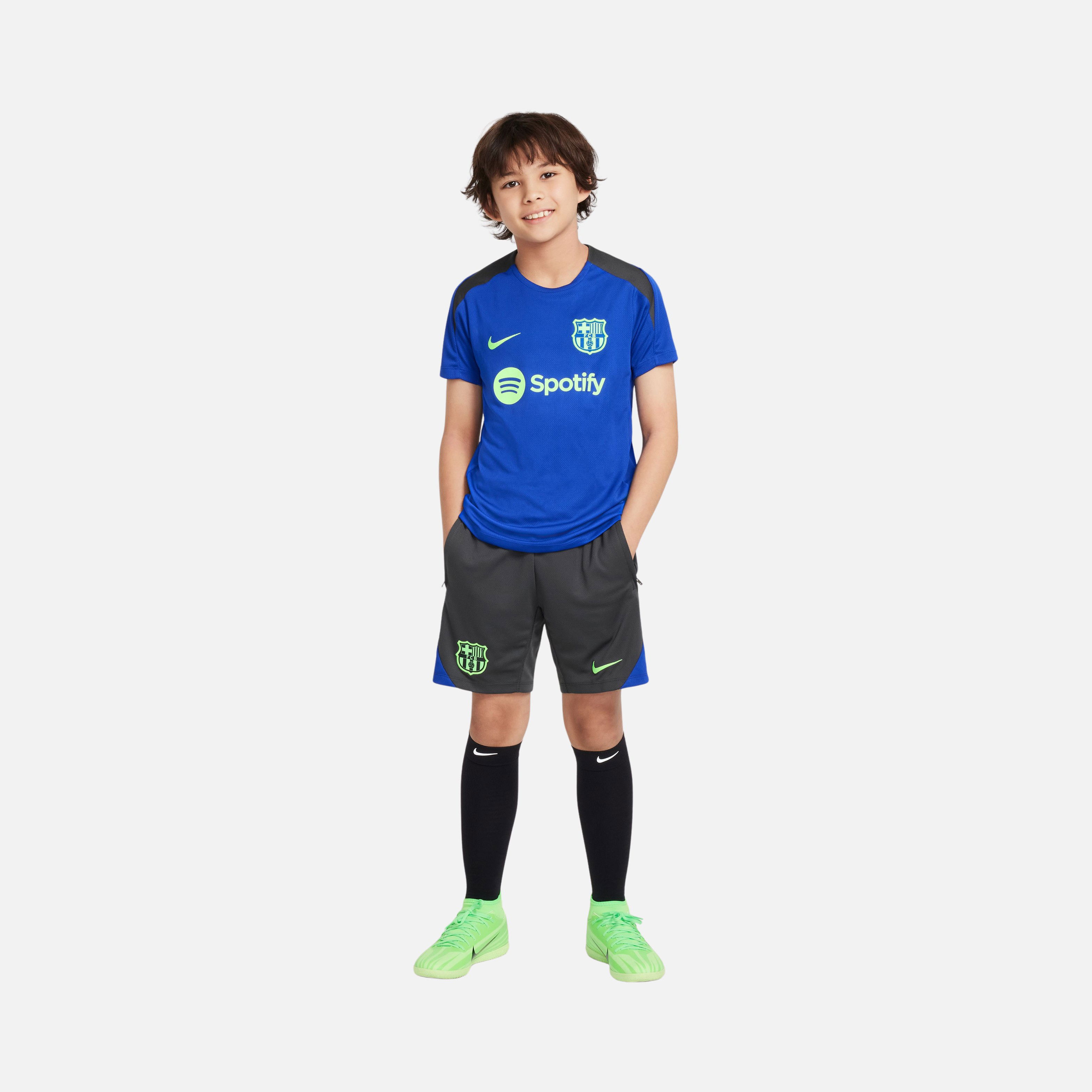 Nike F.C. Barcelona Strike Third Dri-Fit Football Knit Training Short-Sleeve Çocuk Tişört