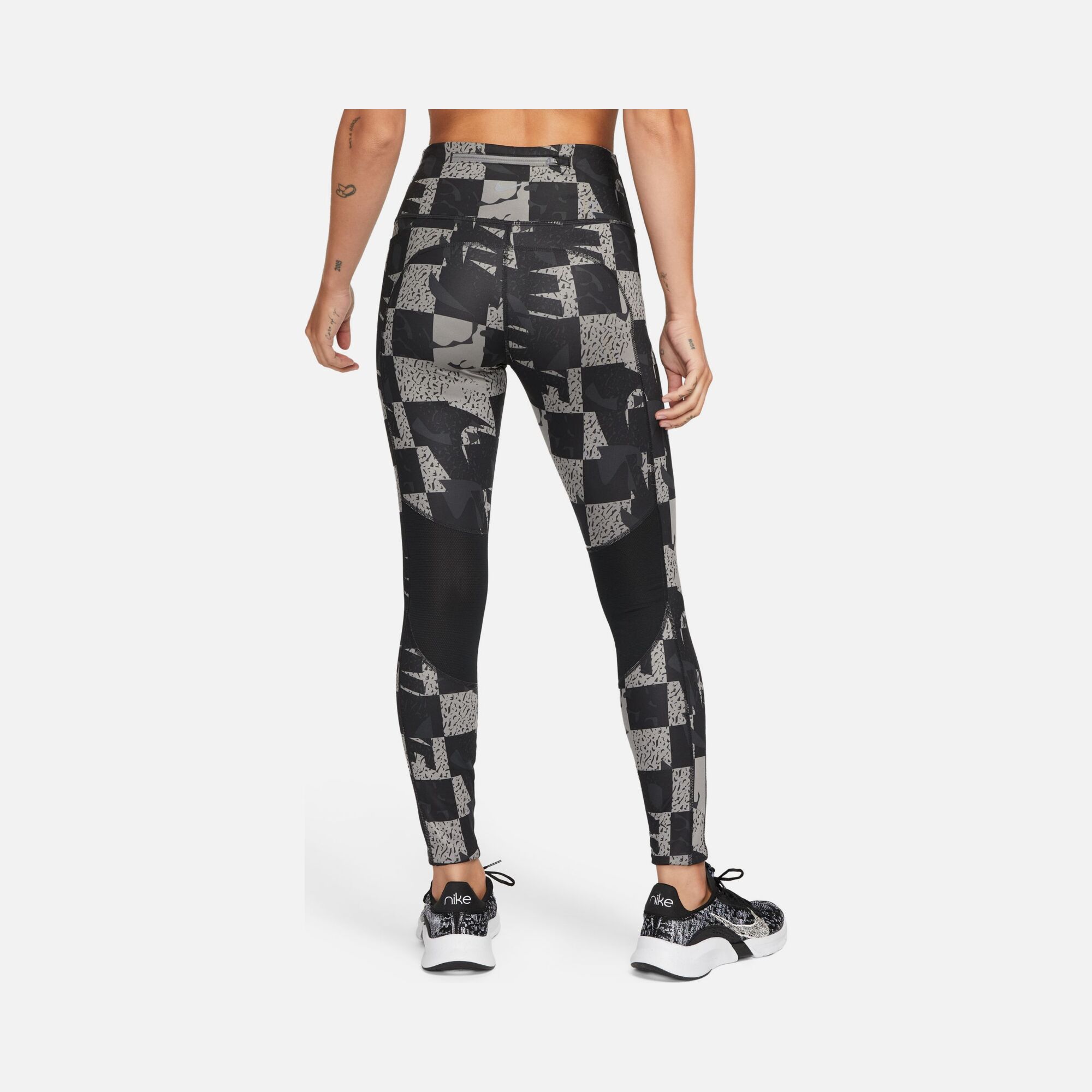 Nike Dri-Fit Epic Fast Graphic Mid-Rise Running Kadın Tayt