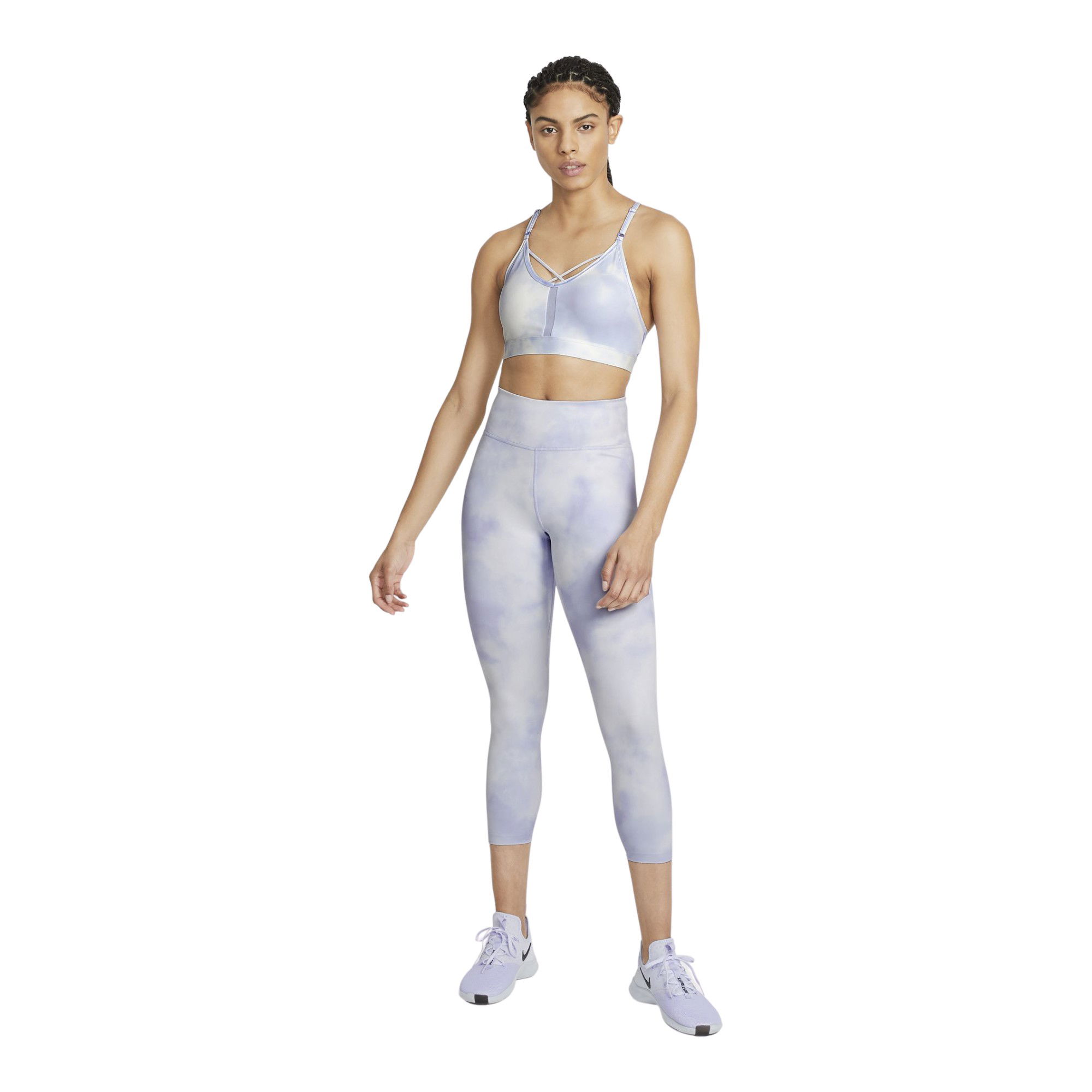 Nike One Icon Clash Mid-Rise Crop Leggings Kadın Tayt