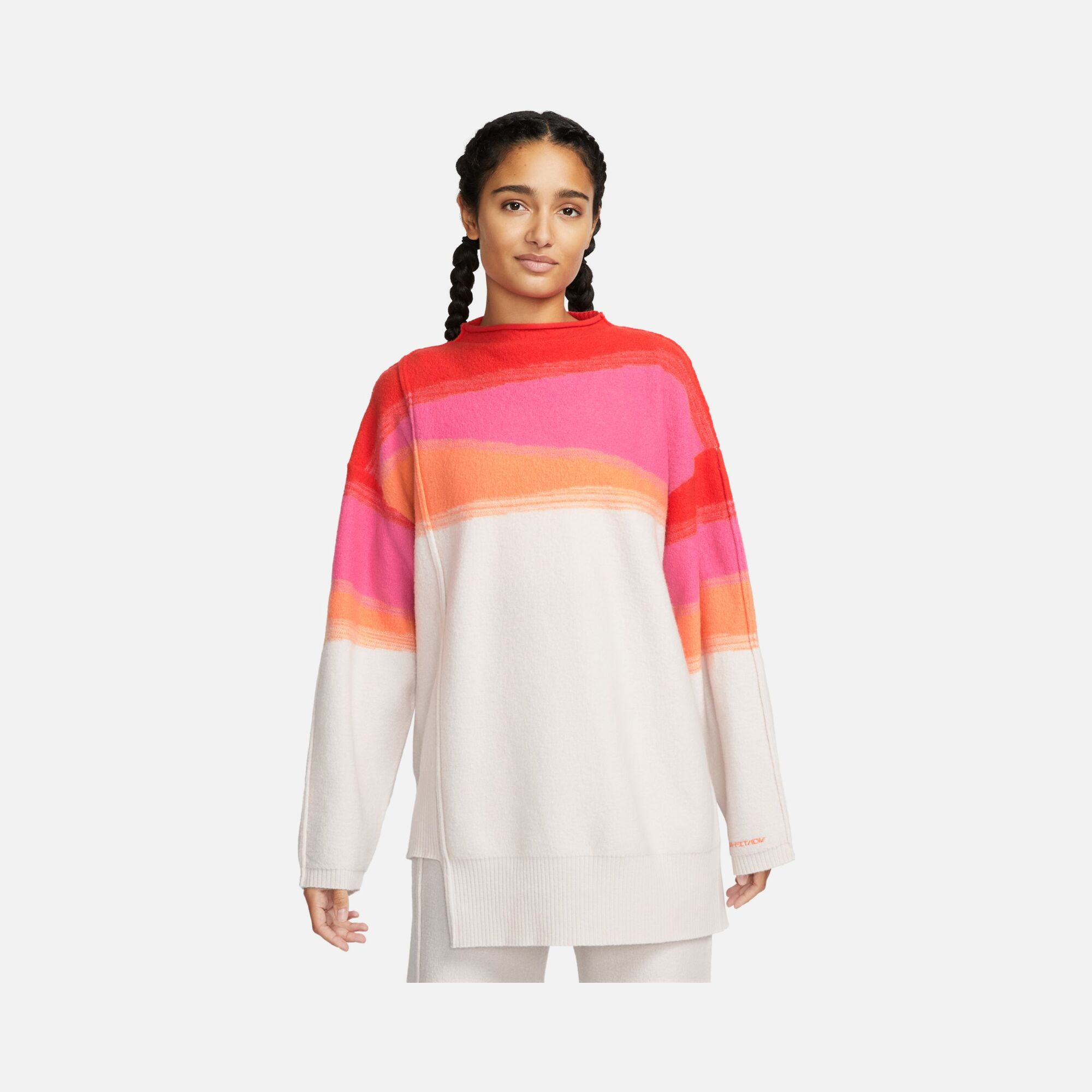 Nike Yoga Therma-Fit ADV Marbled Wool Kadın Kazak