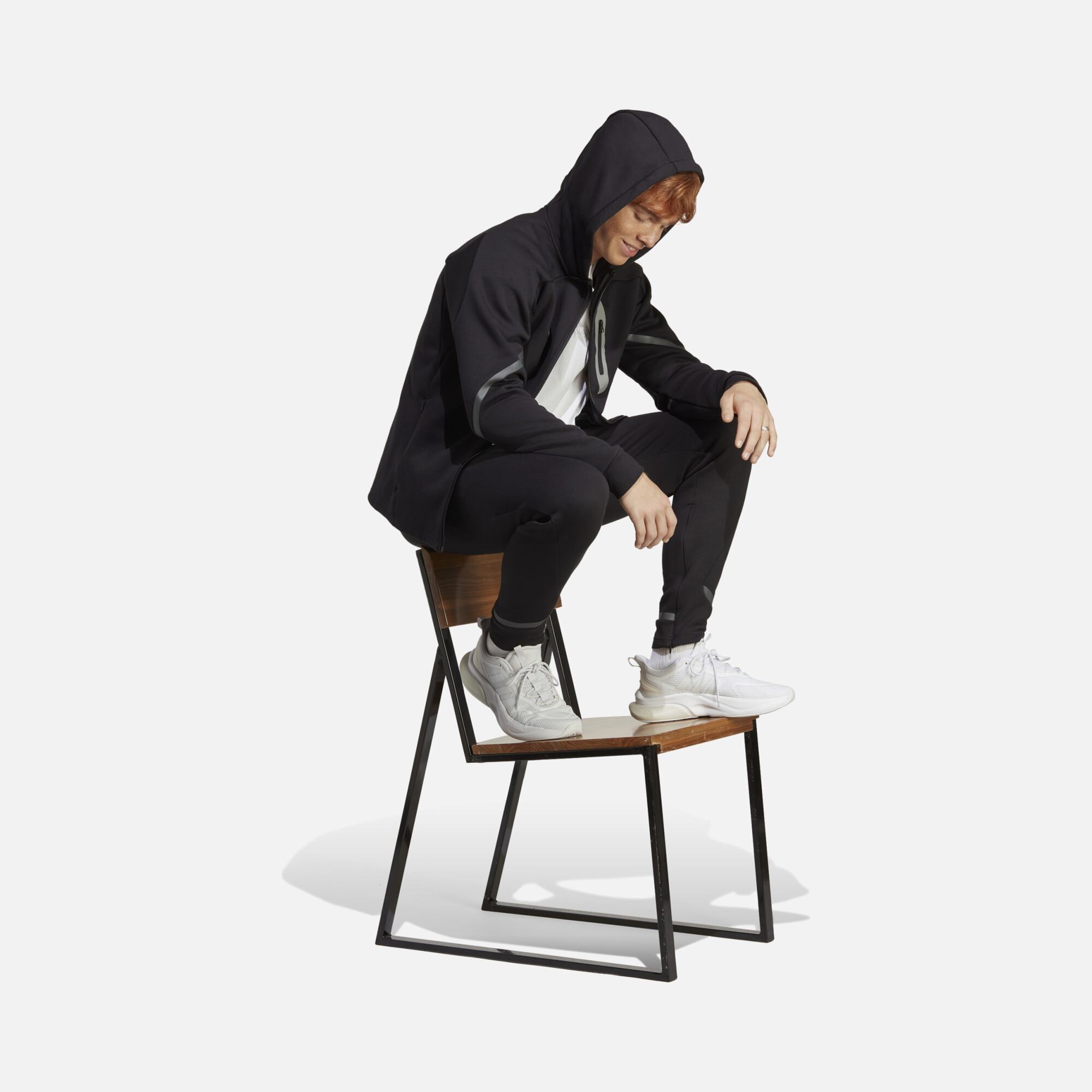 adidas Designed for Gameday Full-Zip Hoodie Training Erkek Sweatshirt