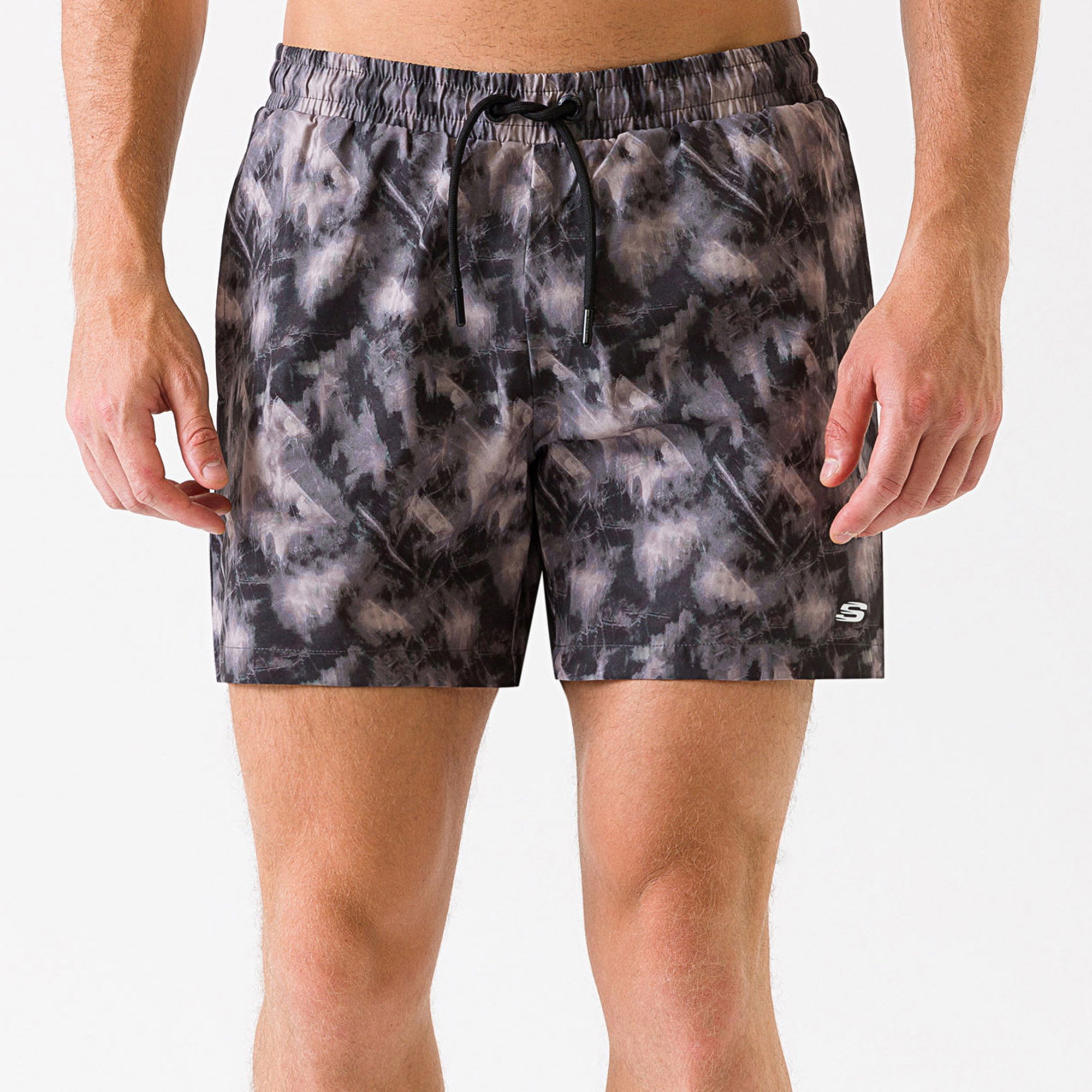 Skechers Brush Print Erkek Şort Mayo