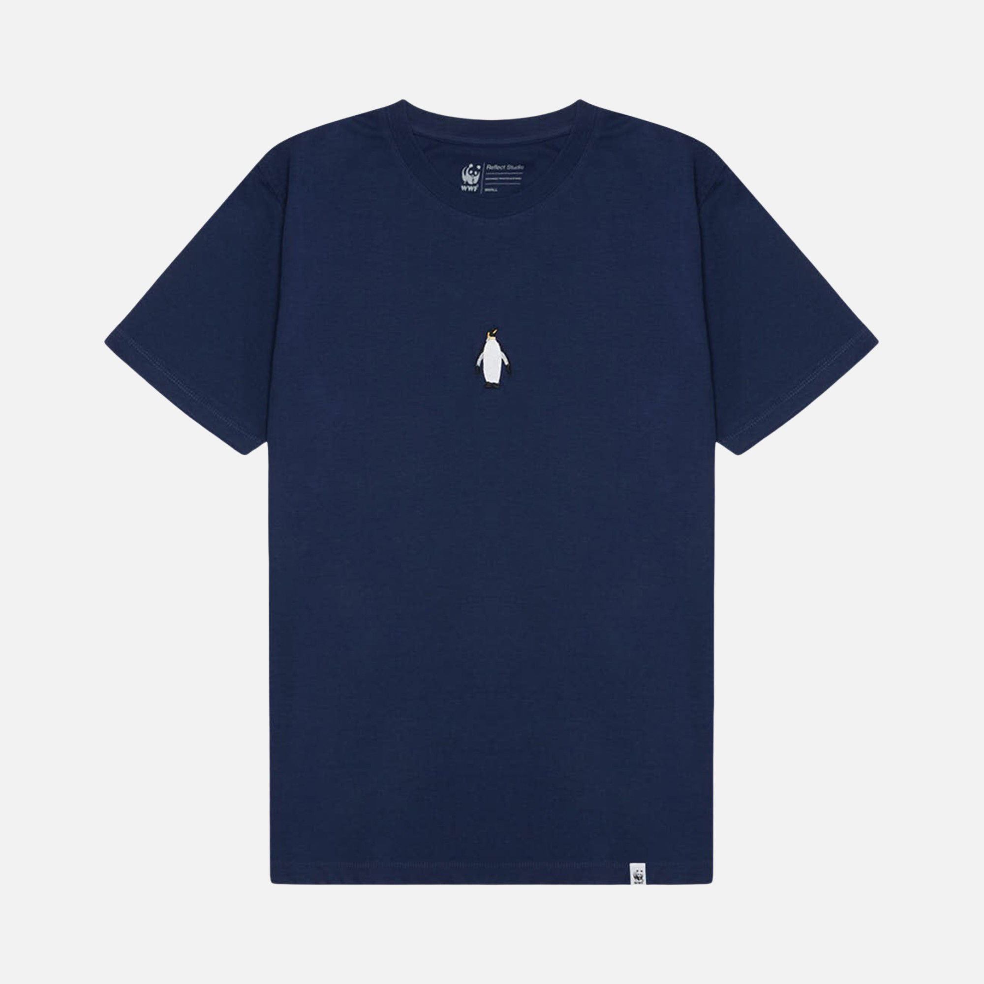 WWF Sportswear İmparator Penguen Embroidered Short-Sleeve Unisex Tişört