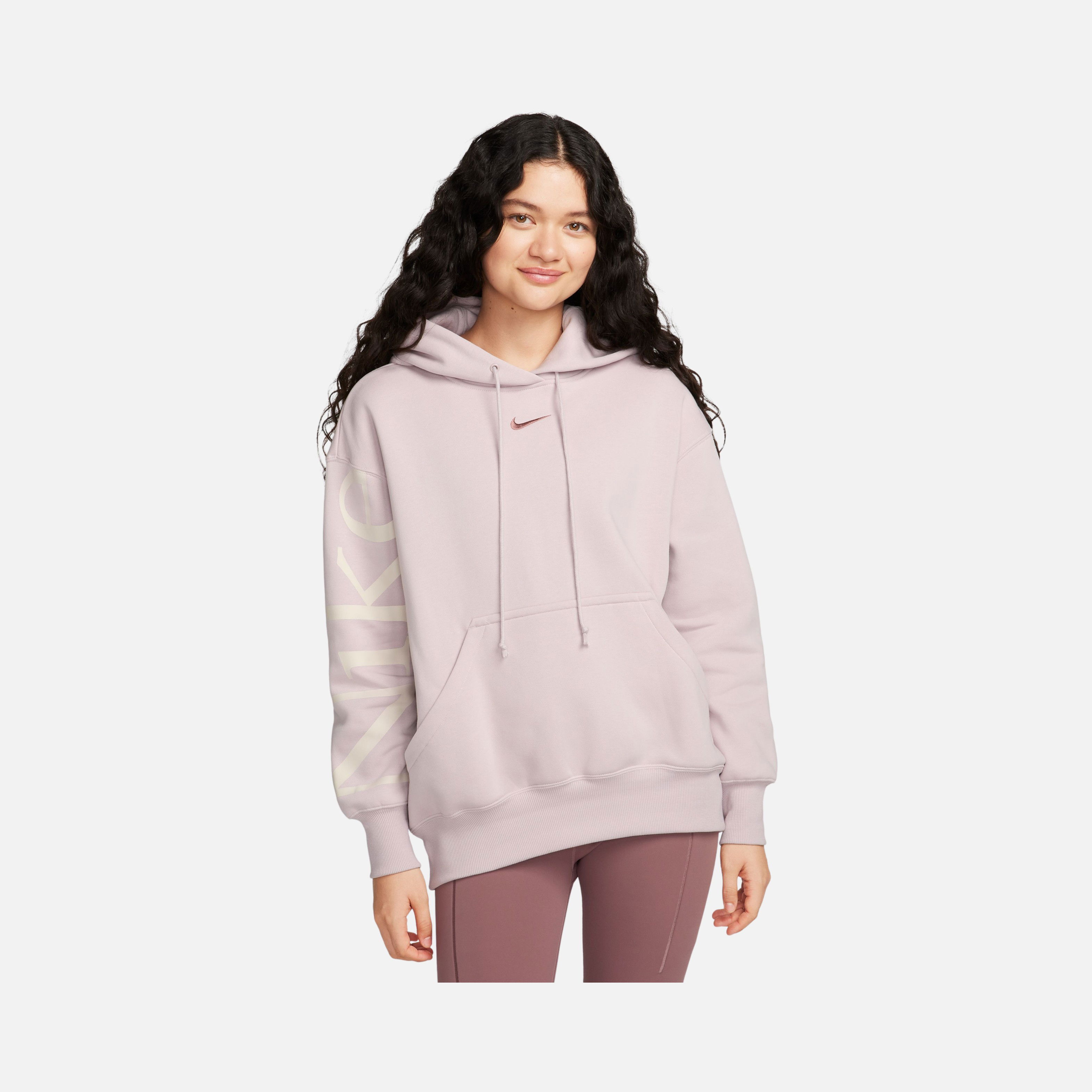 Nike Sportswear Phoenix Fleece Oversized Logo Hoodie Kadın Sweatshirt