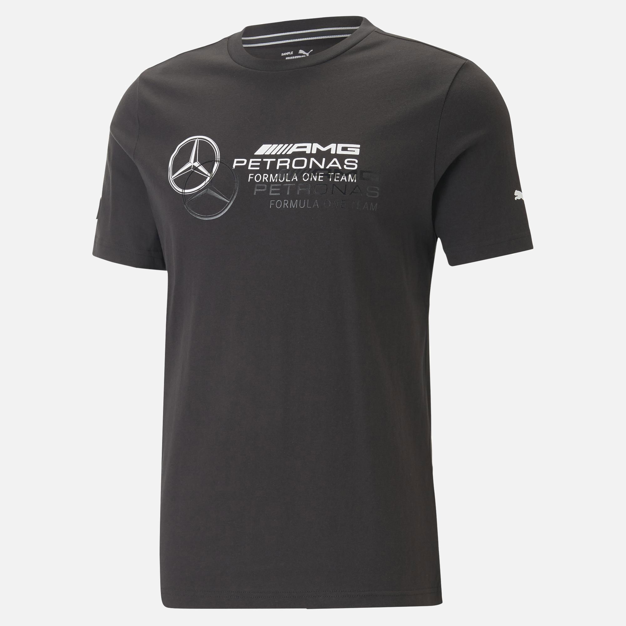 Puma Sportswear Mercedes-AMG Petronas Motor Sporları Logo Short-Sleeve Erkek Tişört