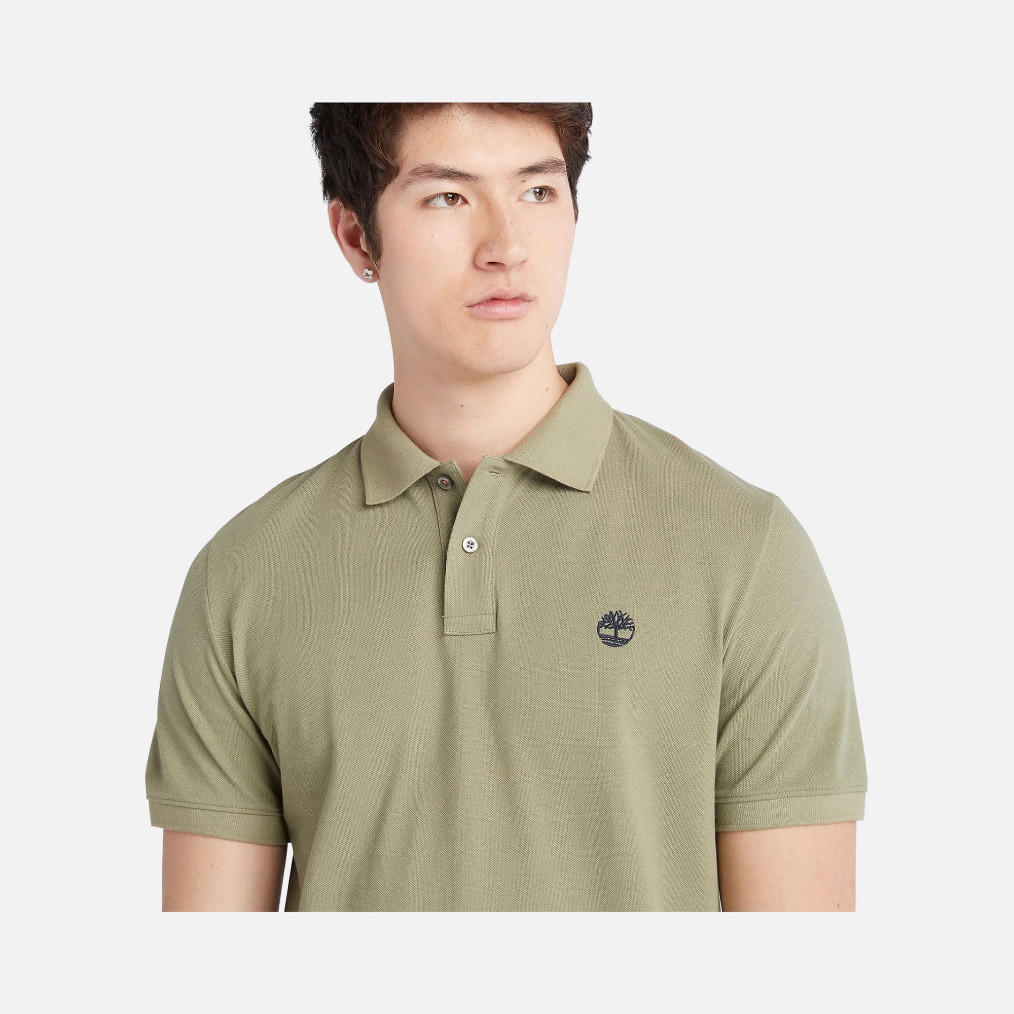 Timberland Sportswear Millers River Pique Short-Sleeve Polo Erkek Tişört