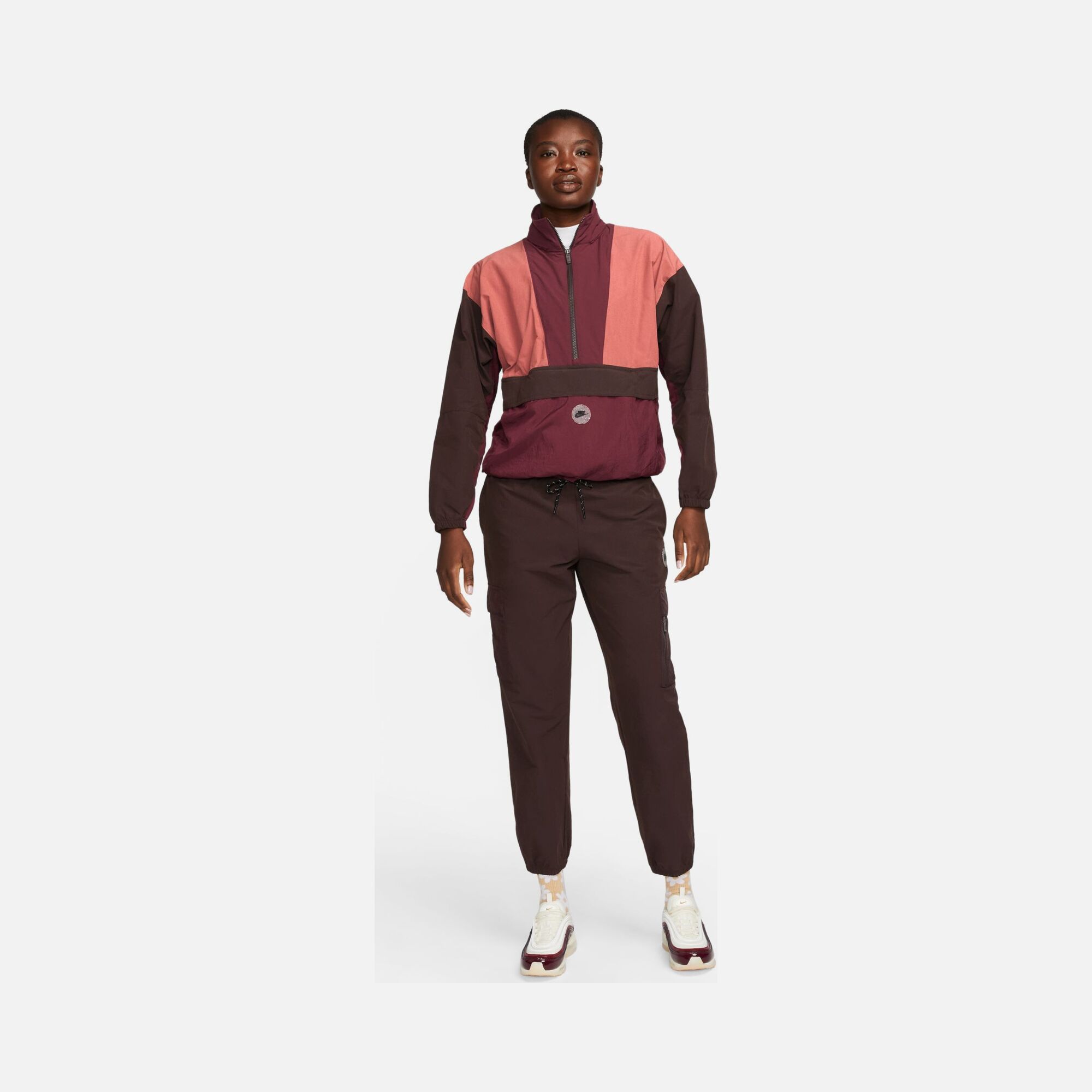 Nike Sportswear Revolution Sport Utility Recoverable Half-Zip Hoodie Kadın Ceket