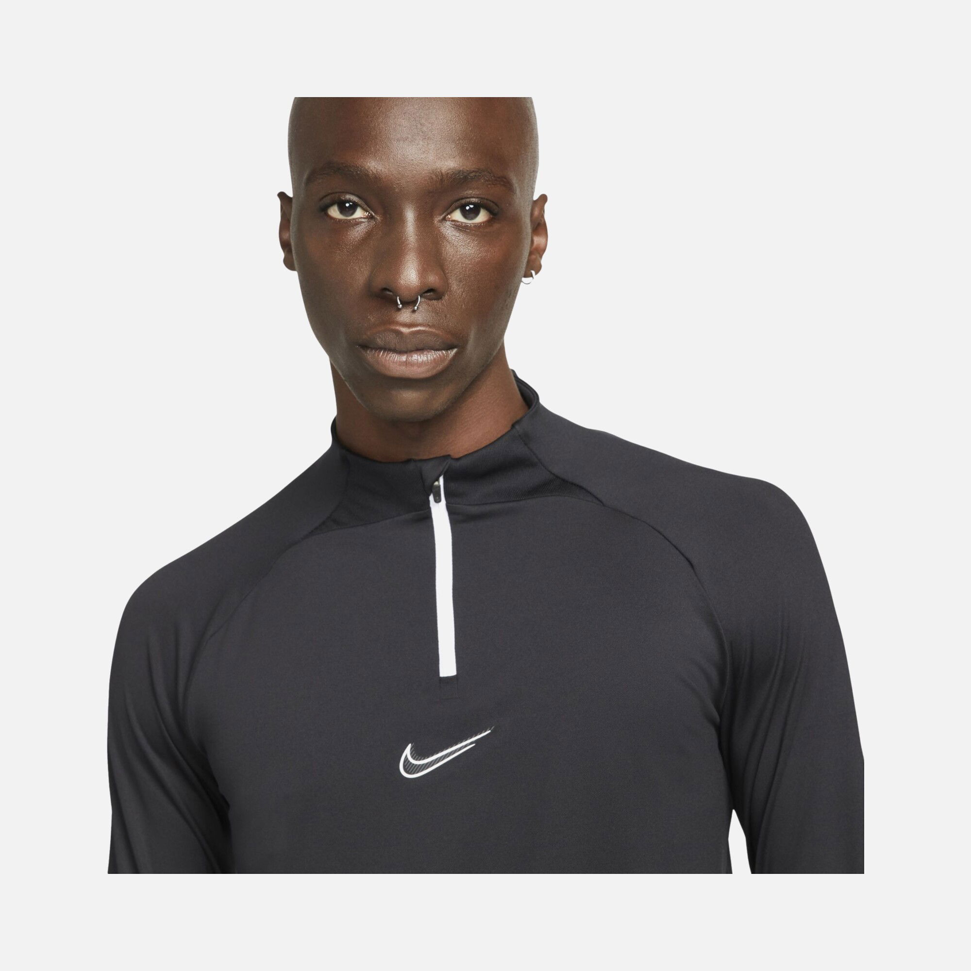 Nike Dri-Fit Strike Football Drill Training Half-Zip Long-Sleeve Erkek Tişört