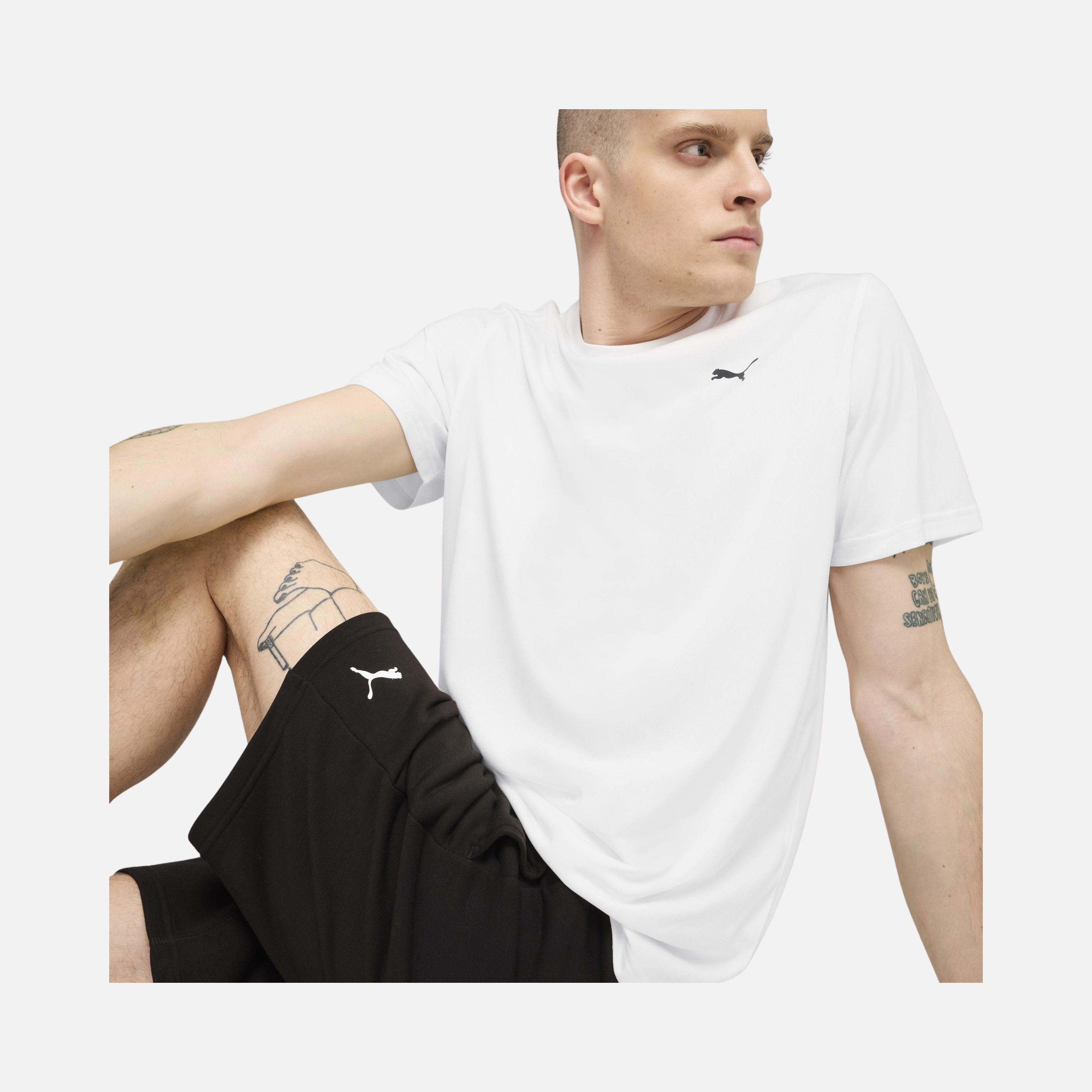 Puma DryCELL TAD Essentials Solid Cat Gym & Training Short-Sleeve Erkek Tişört